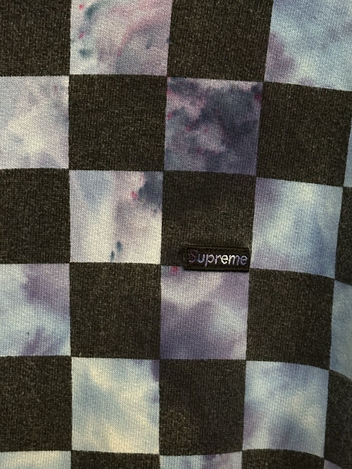 Supreme Supreme Checkered Mini Box Logo Hooded Sweatshirt Size US L / EU 52-54 / 3 - 2 Thumbnail