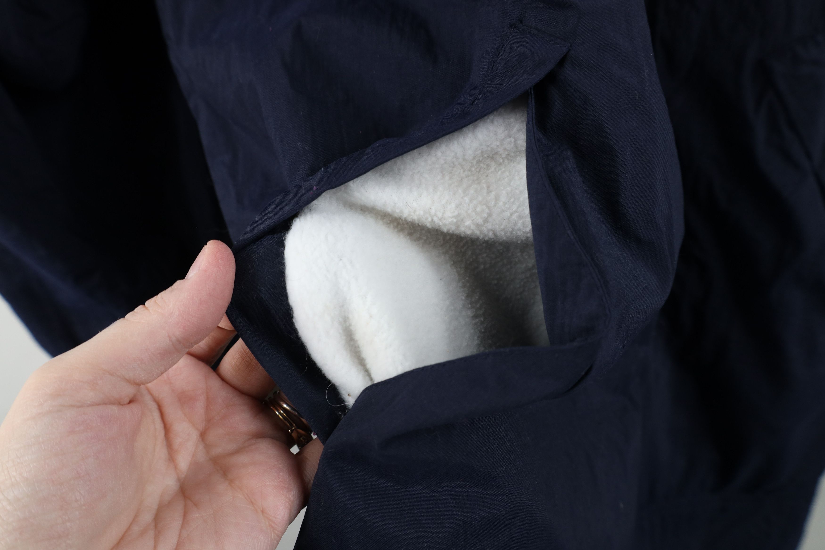 Fila Vintage 90s Fila Spell Fleece Lined Half Zip Hooded Jacket Size US M / EU 48-50 / 2 - 8 Thumbnail