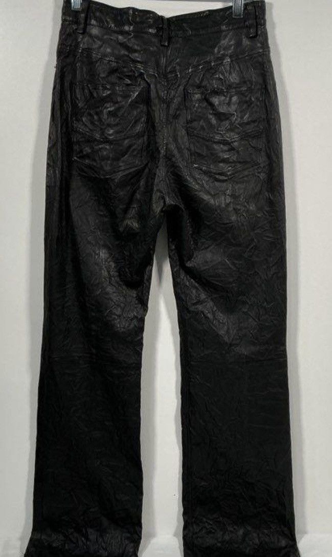 Zadig & Voltaire Zadig & Voltaire Noir Lamb Leather Flared Pants - Size 36 FR Size 26" / US 2 / IT 38 - 4 Thumbnail