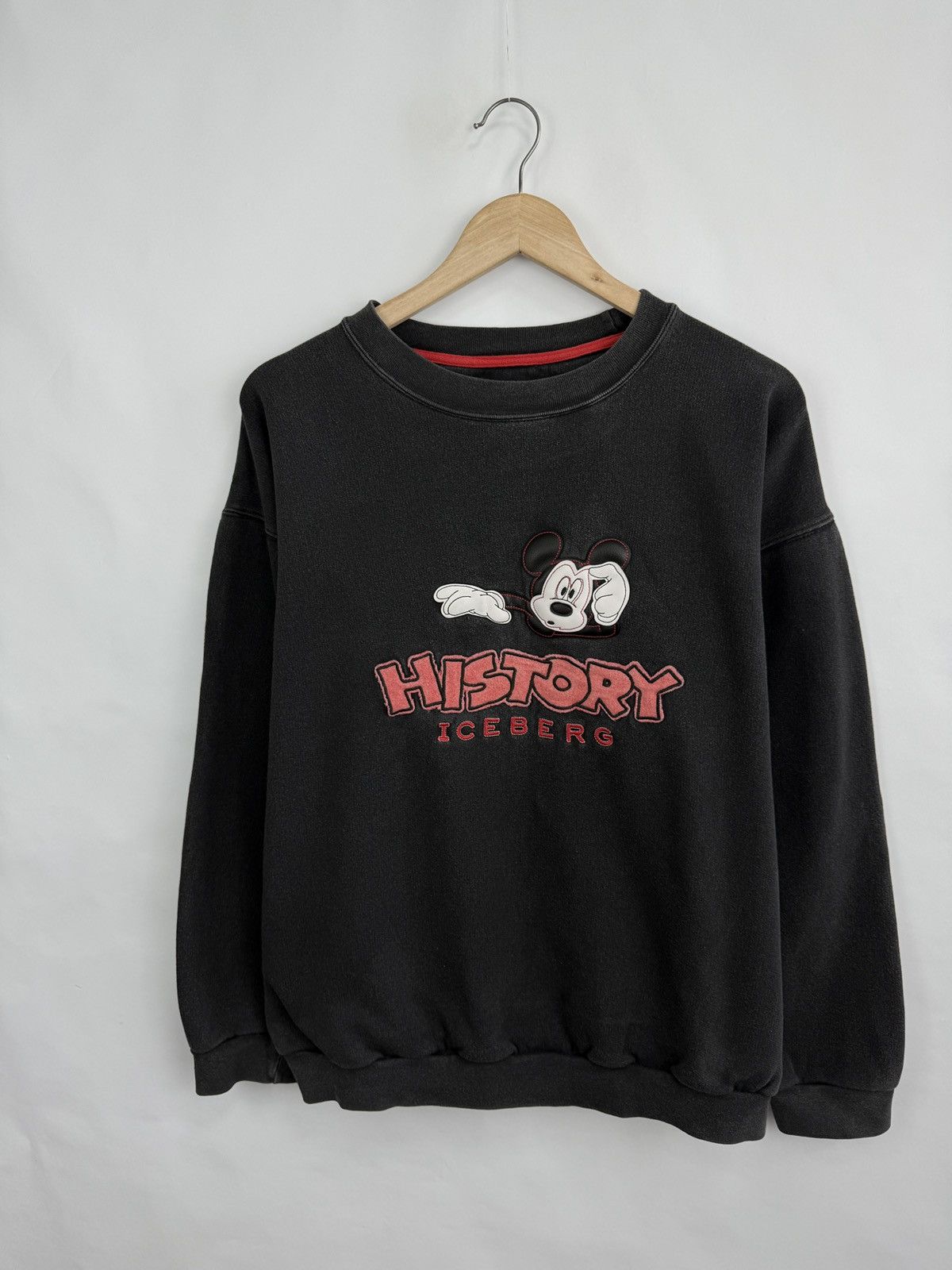Iceberg 🇮🇹 Vintage 2003 Iceberg History Mickey Mouse Sweatshirt Italy Size US M / EU 48-50 / 2 - 2 Thumbnail