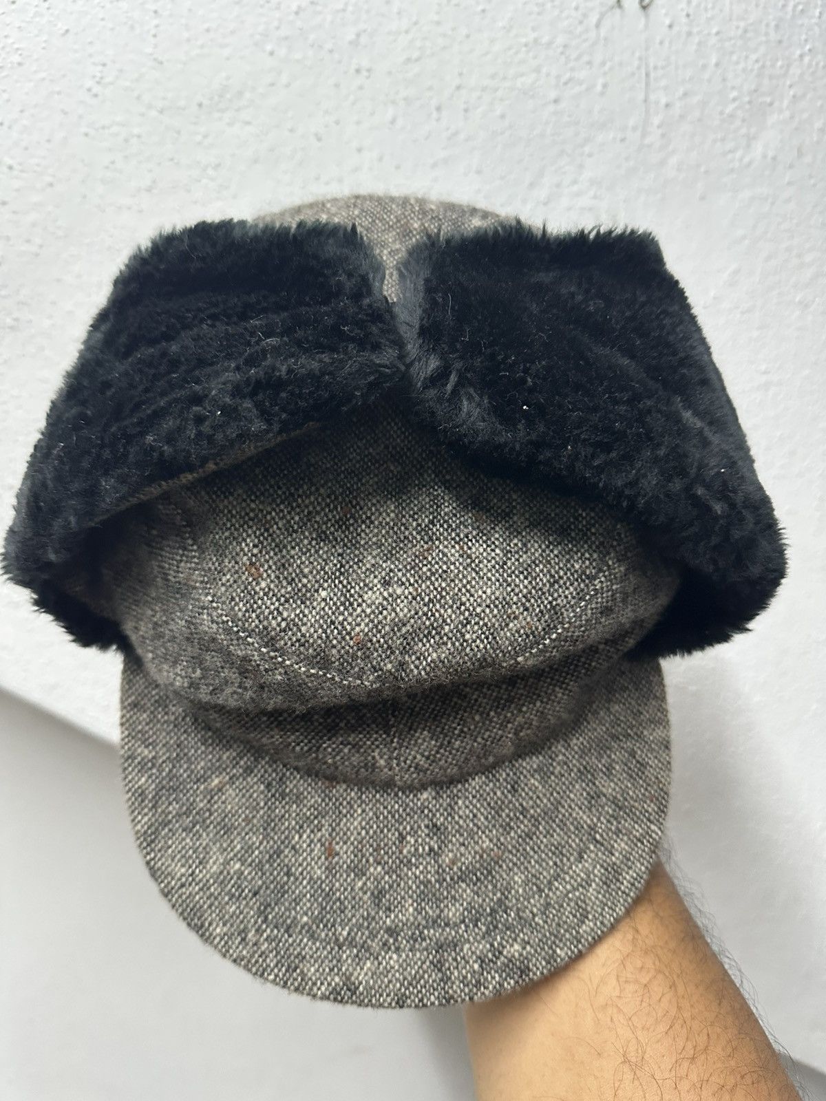 Vintage VTG Dorfman Pacific Ear Flap Faux Hat Size ONE SIZE - 5 Thumbnail