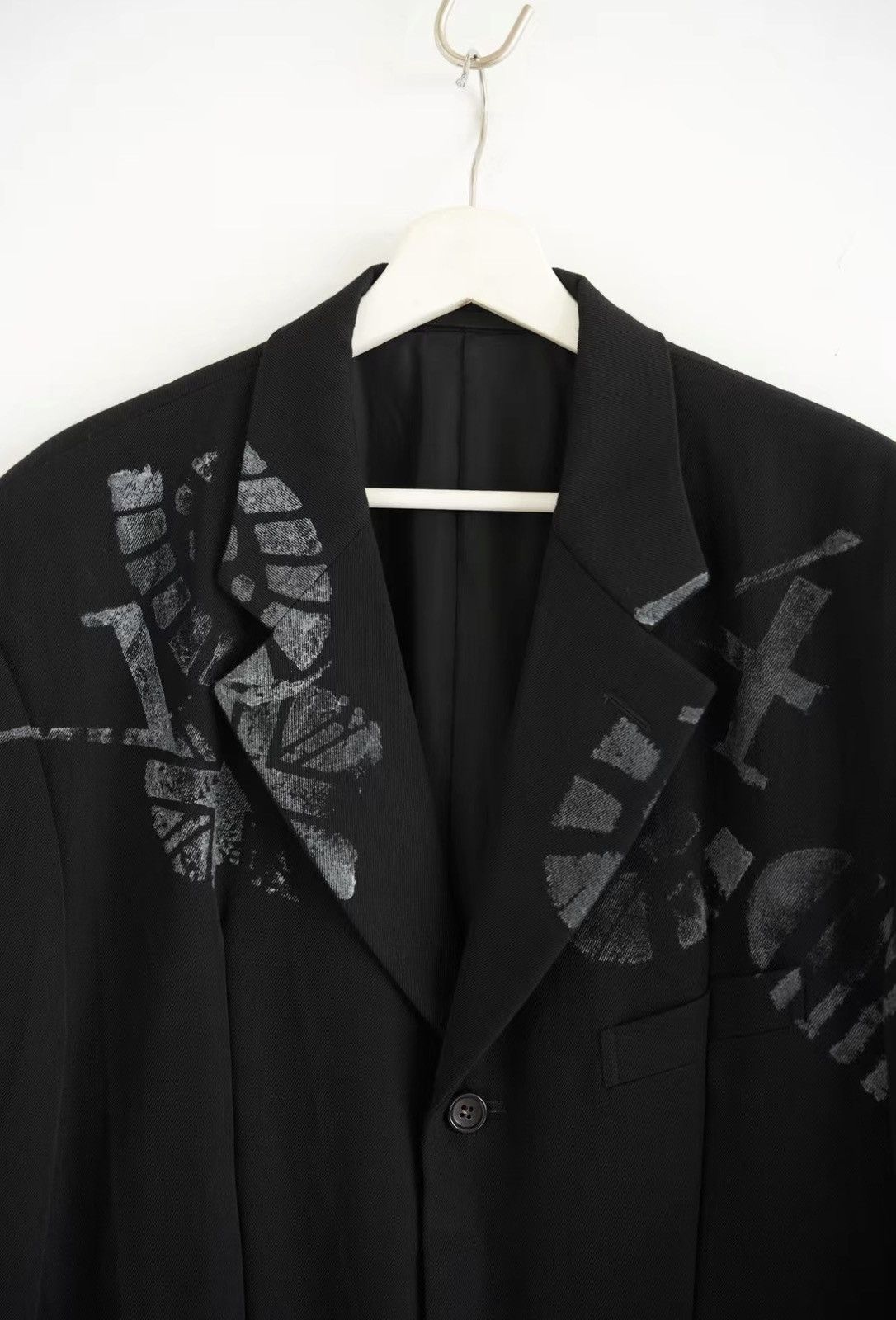 Comme des Garcons Comme des Garçons 95AW Number Footprint Blazer J4 Size US L / EU 52-54 / 3 - 3 Thumbnail