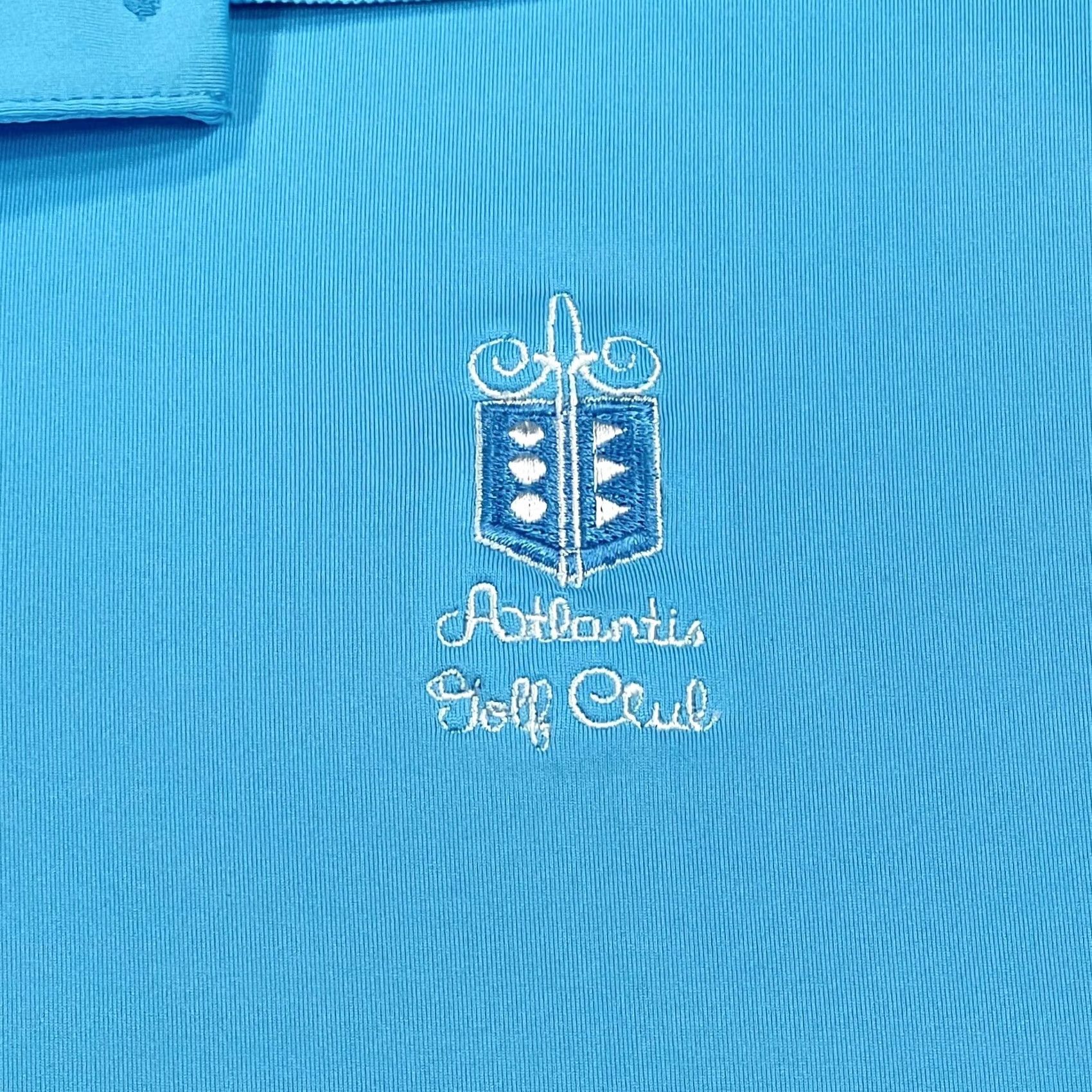 Peter Millar Peter Millar Summer Comfort Polo Shirt Mens XXL Blue Atlantis Golf Club Polo Size US XXL / EU 58 / 5 - 2 Thumbnail