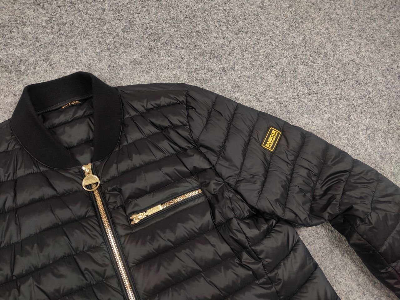 Barbour Barbour International Womens Gauge Quilted Bomber Jacket Size L / US 10 / IT 46 - 9 Thumbnail