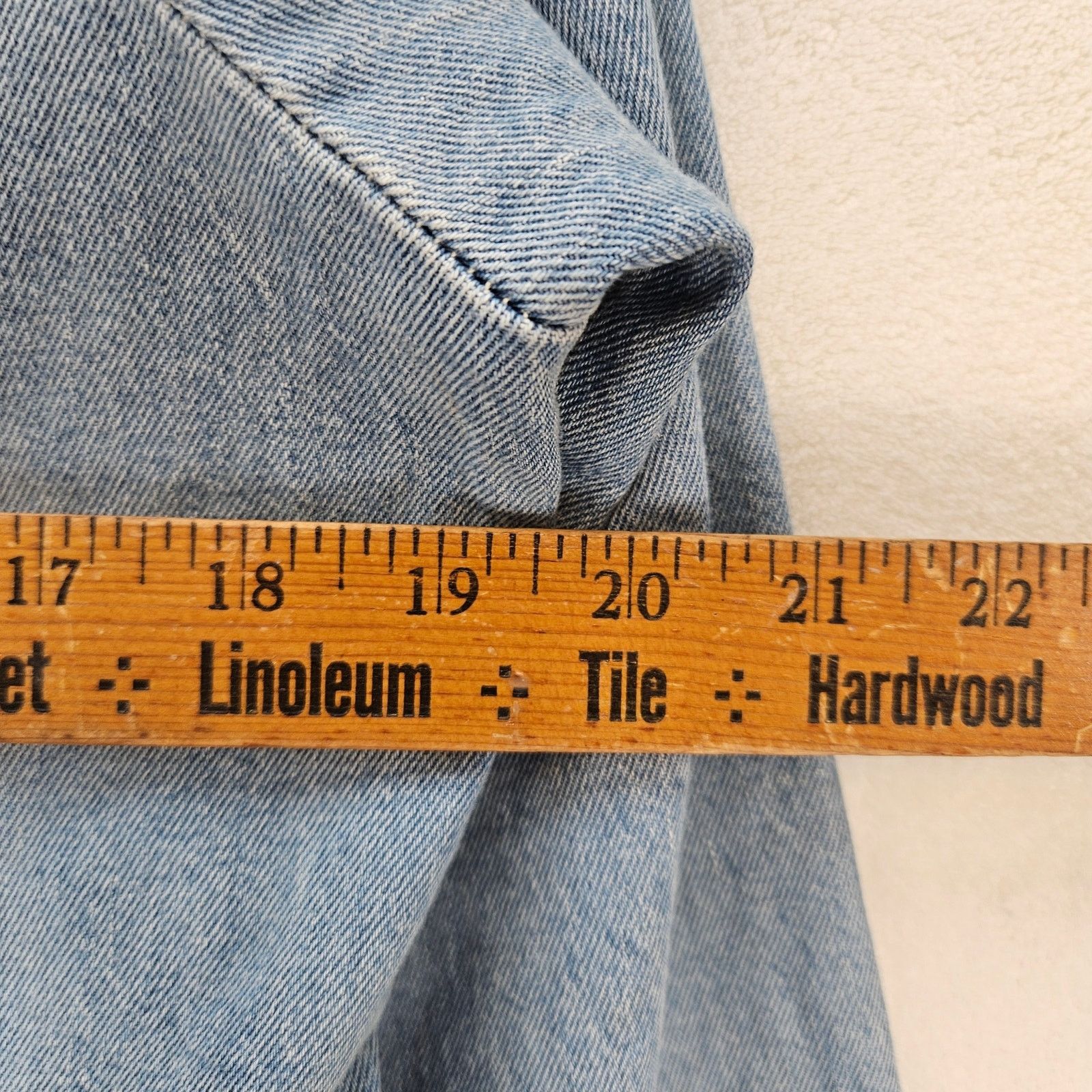 Levi's LEVI'S WOMEN'S XL FLYNN WESTERN DRESS NWT MEDIUM WASH A LINE Size XL / US 12-14 / IT 48-50 - 4 Thumbnail