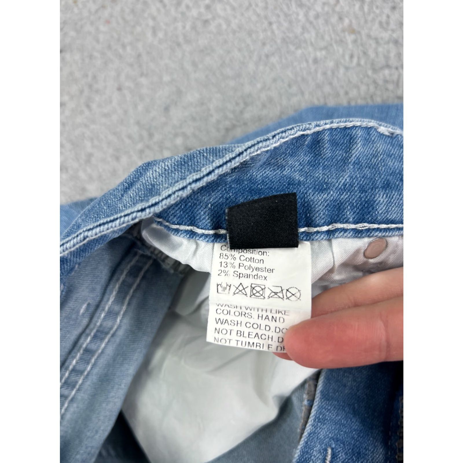 Shein Shein Jeans Womens 4 Blue Denim Flared Mid Rise Cotton Blend Stretch Size 27" / US 4 / IT 40 - 4 Thumbnail