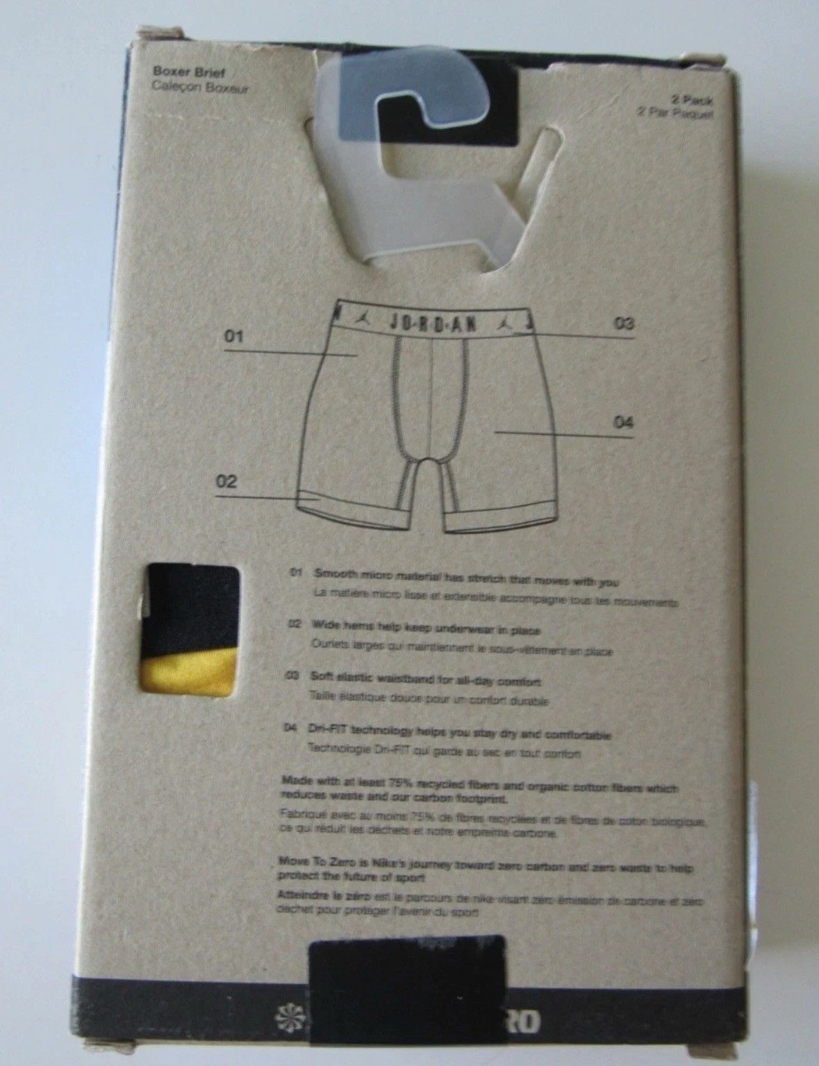 Nike Size S Air Jordan Flight micro Men’s dri-fit Boxer Briefs Size 28 - 3 Thumbnail
