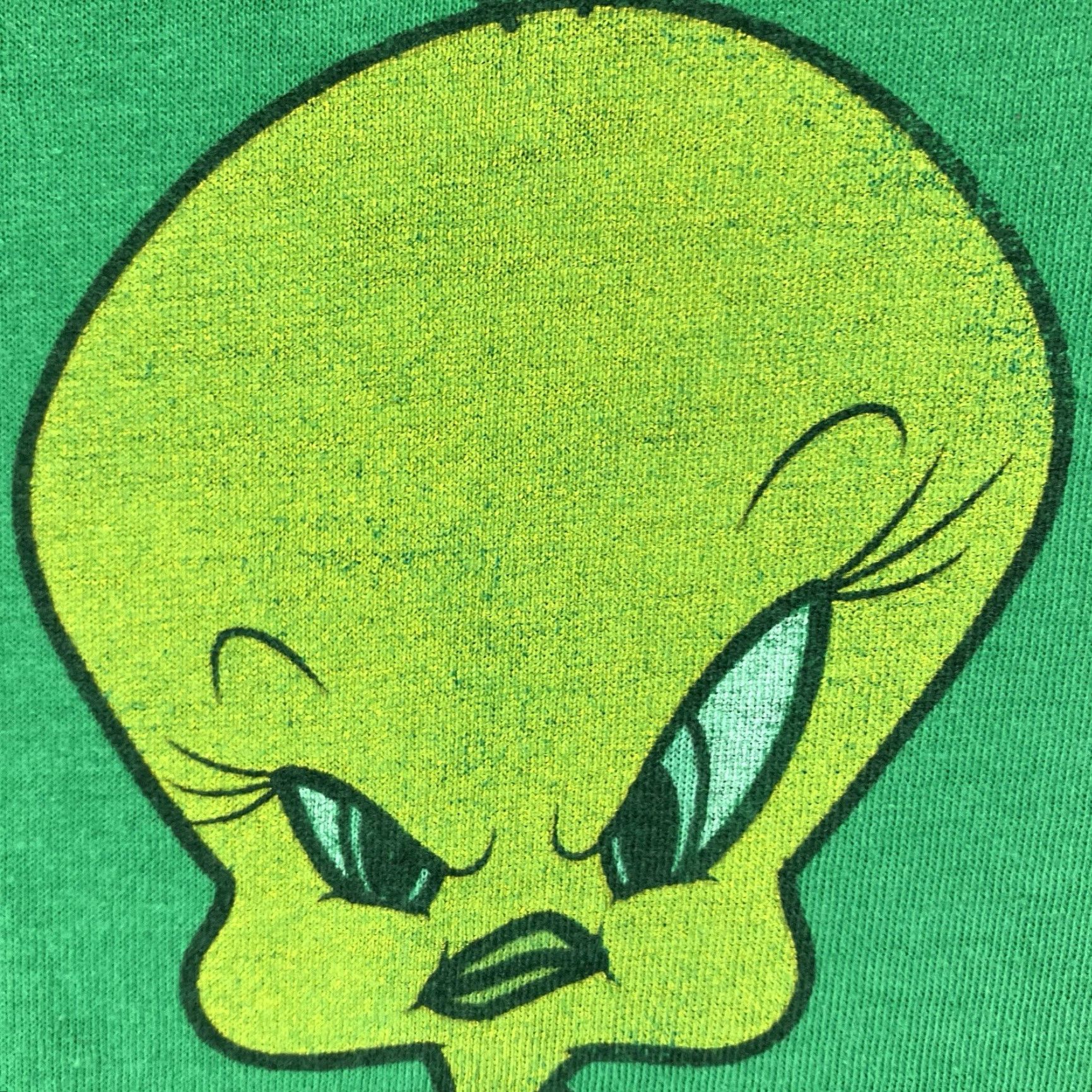 Vintage VINTAGE Warner Bros Tweety Bird T Shirt Grunge Punk 1990s Green XS/S Adult Women 34 in Chest 24 in SHL-GRUNGE Women/Girls Size XS / US 0-2 / IT 36-38 - 7 Thumbnail