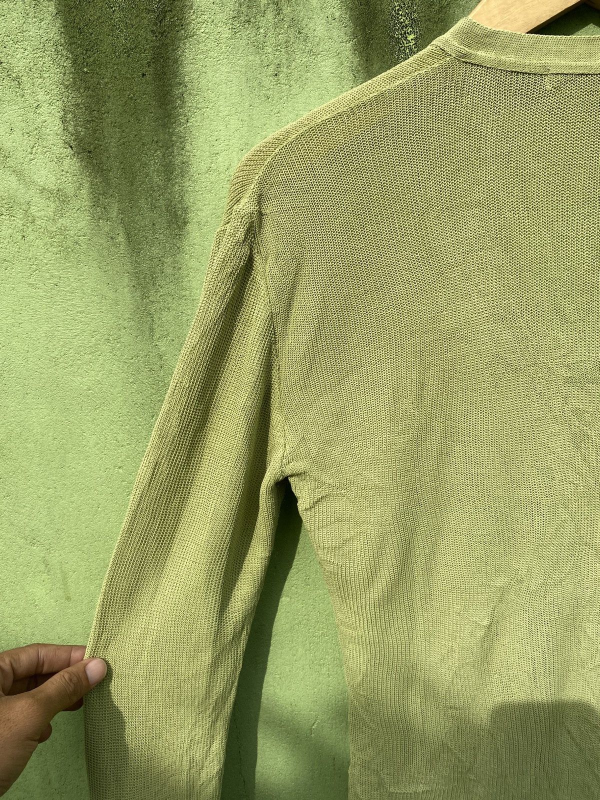 Issey Miyake Issey Miyake Olive Green Lightweight Cardigan Japanese Style Size M / US 6-8 / IT 42-44 - 10 Thumbnail