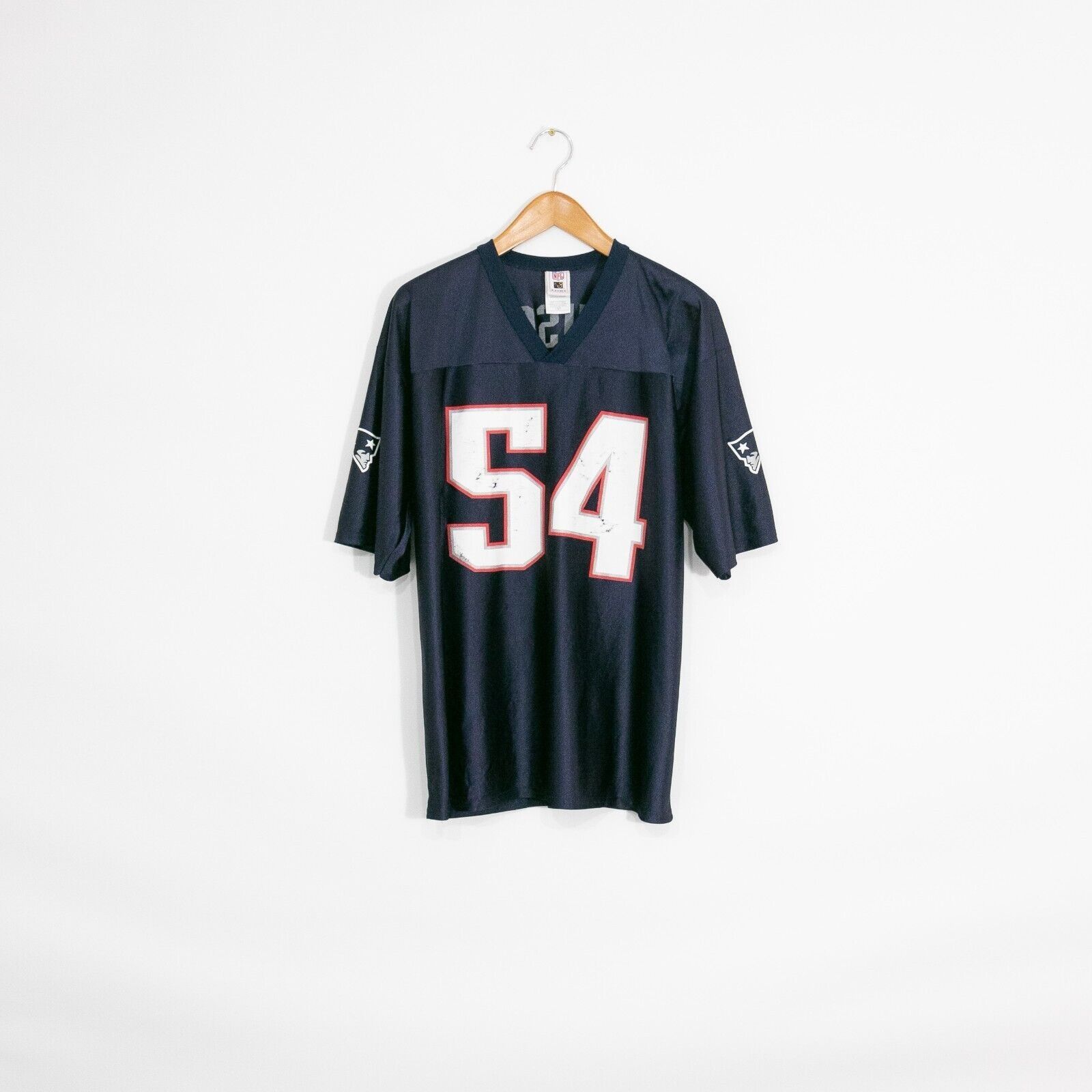 NFL × Vintage Vintage New England Patriots Jersey L - Y2K Faded Distressed Size US L / EU 52-54 / 3 - 1 Thumbnail