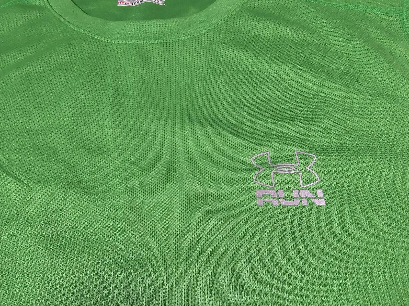 Under Armour Under Armour Run heat gear 2XL Short sleeve Green shirt Size US XXL / EU 58 / 5 - 2 Thumbnail