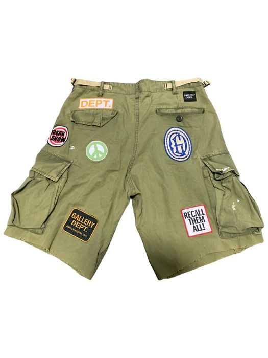 Gallery Dept. Gallery department green cargo shorts | Grailed