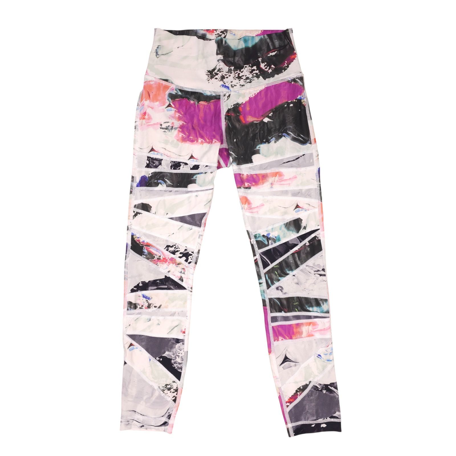 Lululemon Lululemon High Times Leggings Pigment Wave Multi White Size 28" / US 6 / IT 42 - 1 Thumbnail