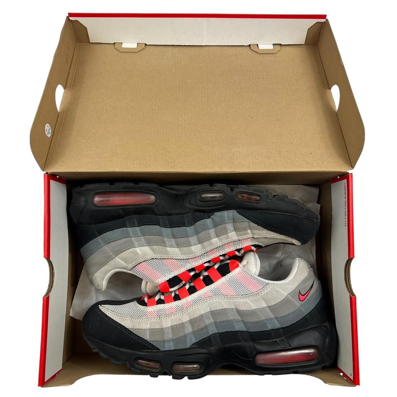 Nike Nike Air Max 95 OG Solar Red 2018 - Size US 11 / EU 45 Size US 11 / EU 44 - 8 Thumbnail