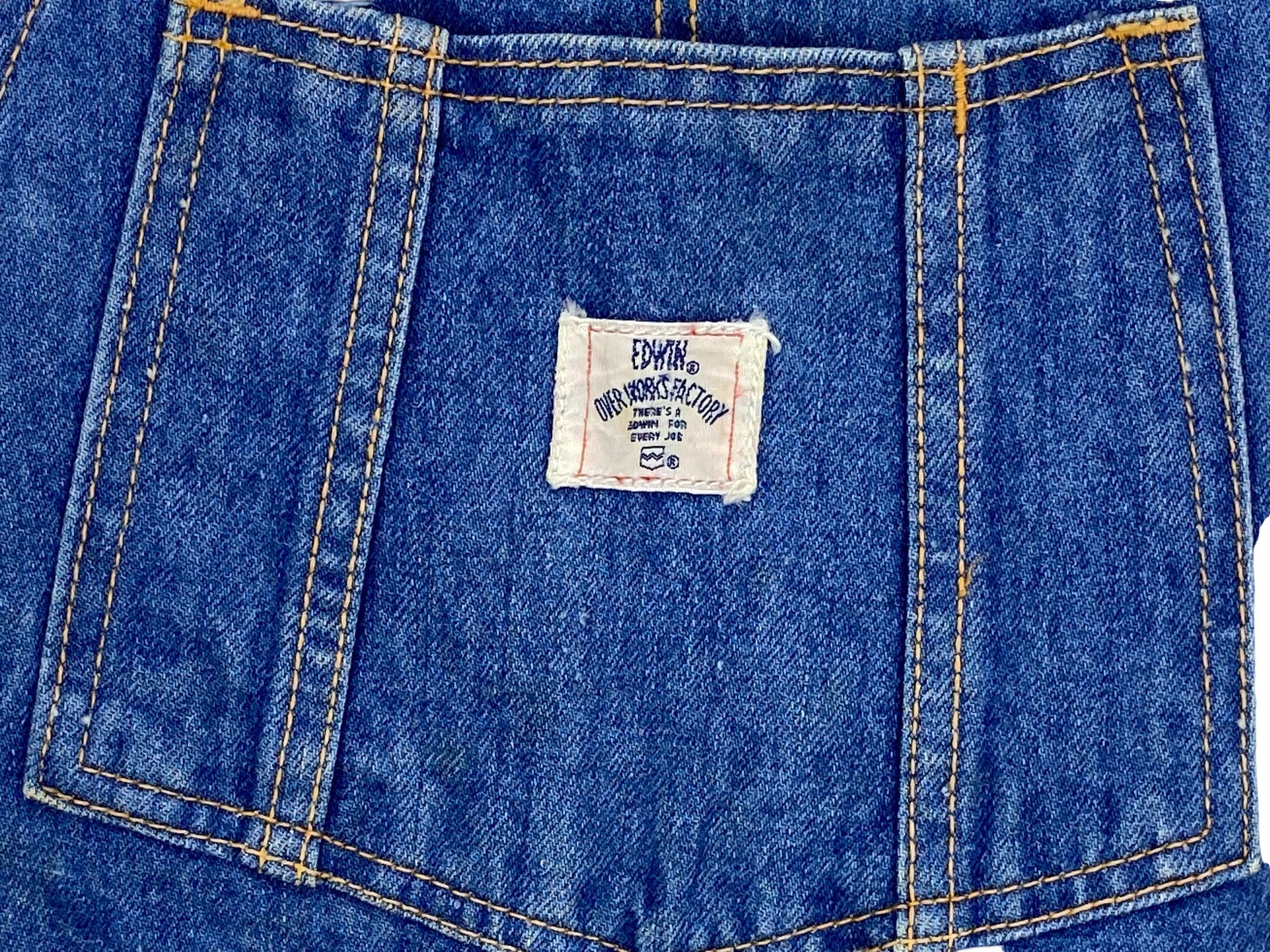 Edwin Edwin Overalls Hickory Workwear Bib Overalls Size US 28 / EU 44 - 10 Thumbnail