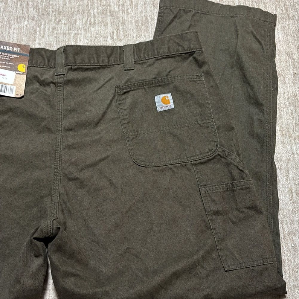 Carhartt NWT Carhartt will carpenter pants 44 x 30 army green relaxe Size US 44 / EU 60 - 5 Thumbnail