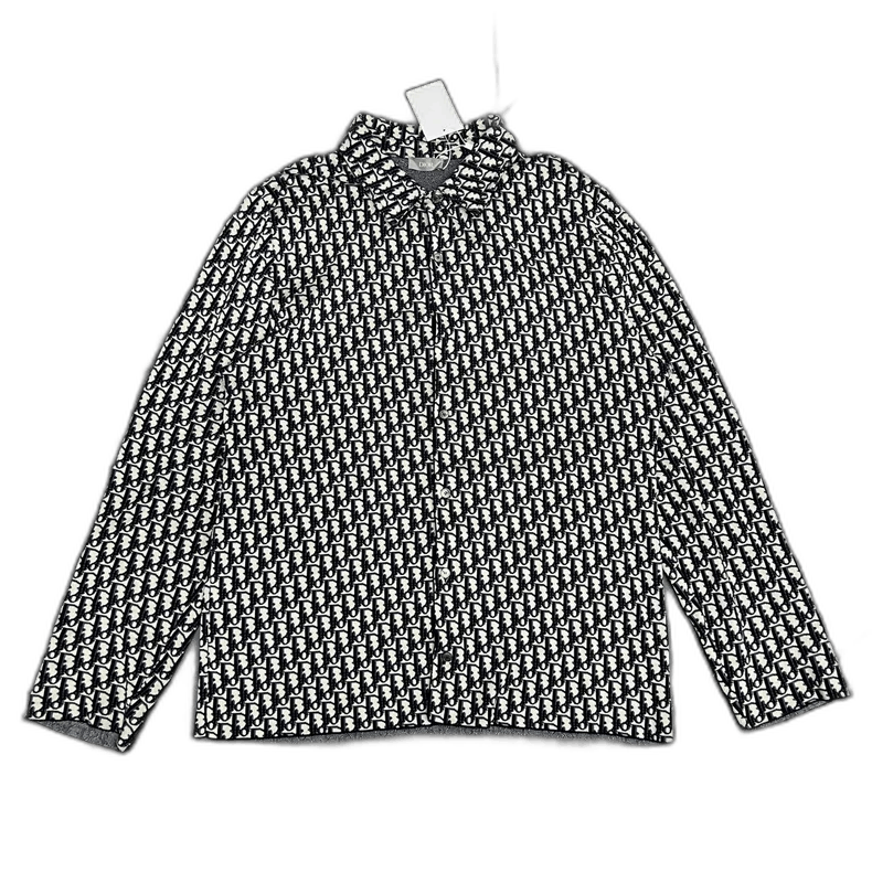 Dior DIOR Logo Cotton Shirt Jacket-2506 Size XL / US 12-14 / IT 48-50 - 1 Thumbnail