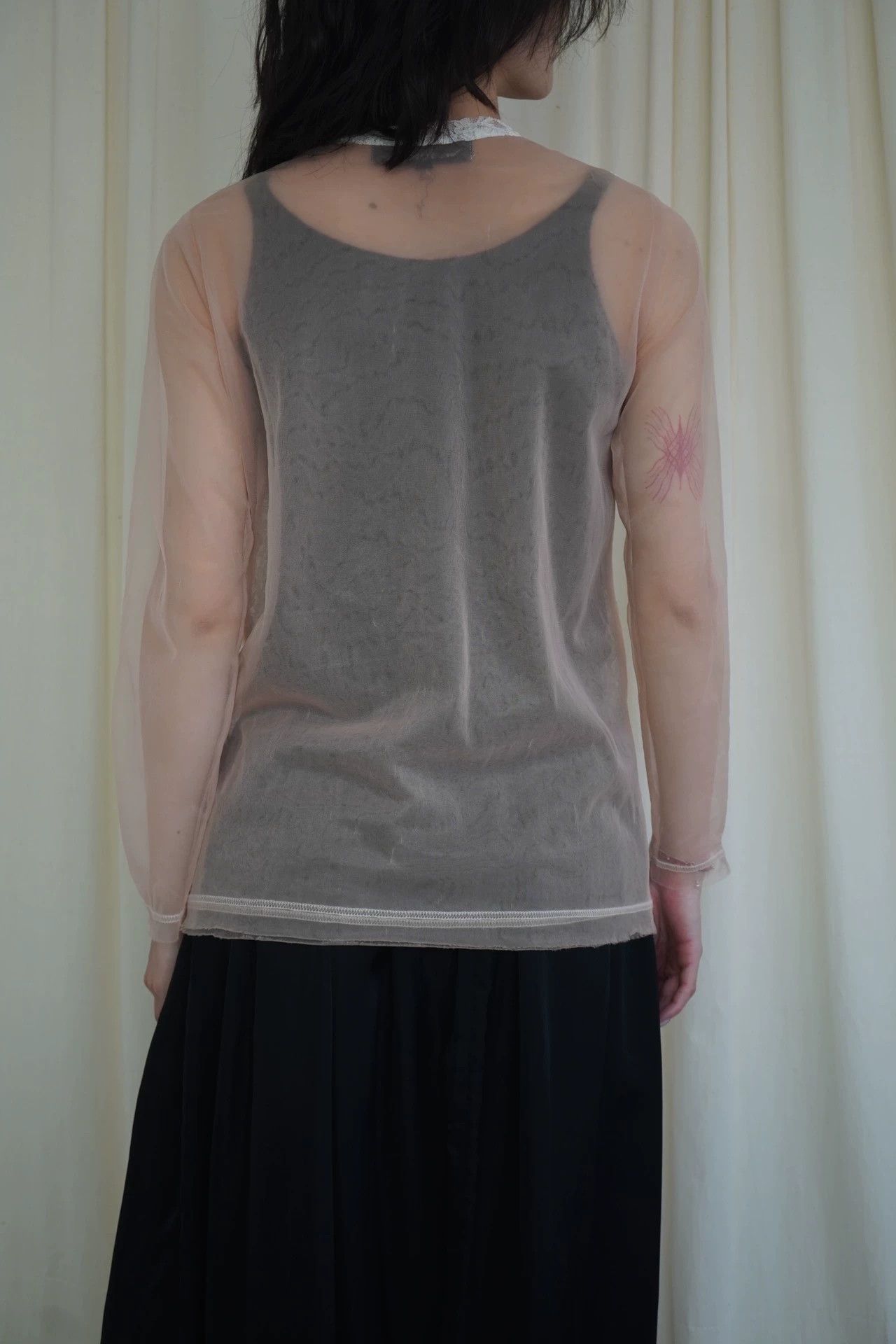 Comme des Garcons cdg tricot 2013ss pink tulle lace vintage top M Size M / US 6-8 / IT 42-44 - 8 Thumbnail