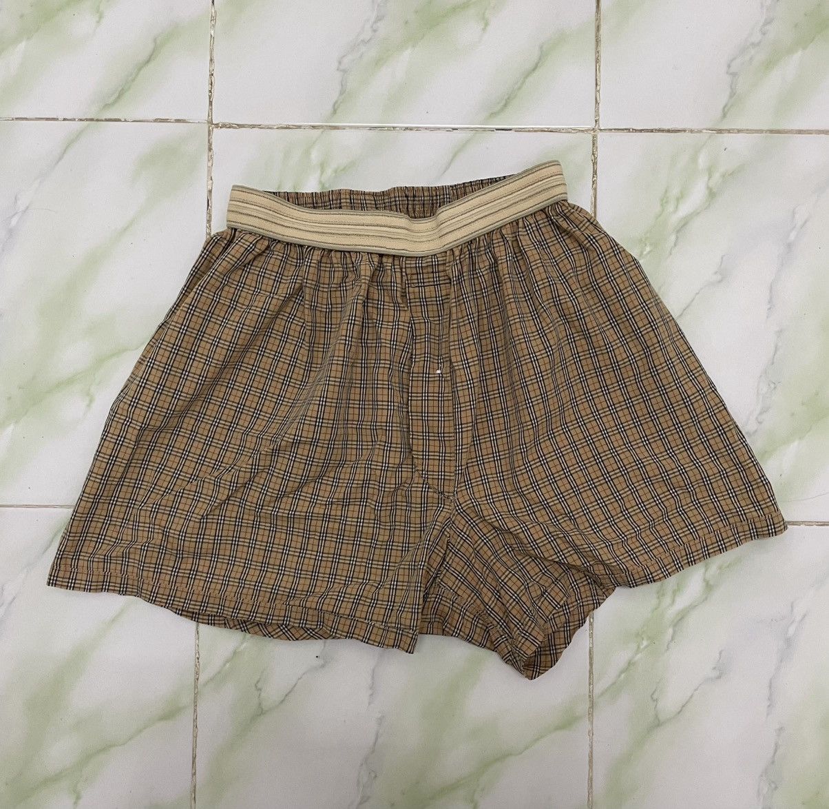 Burberry Burberry Nova Check Boxer Underwear Pant Size 28 - 9 Thumbnail