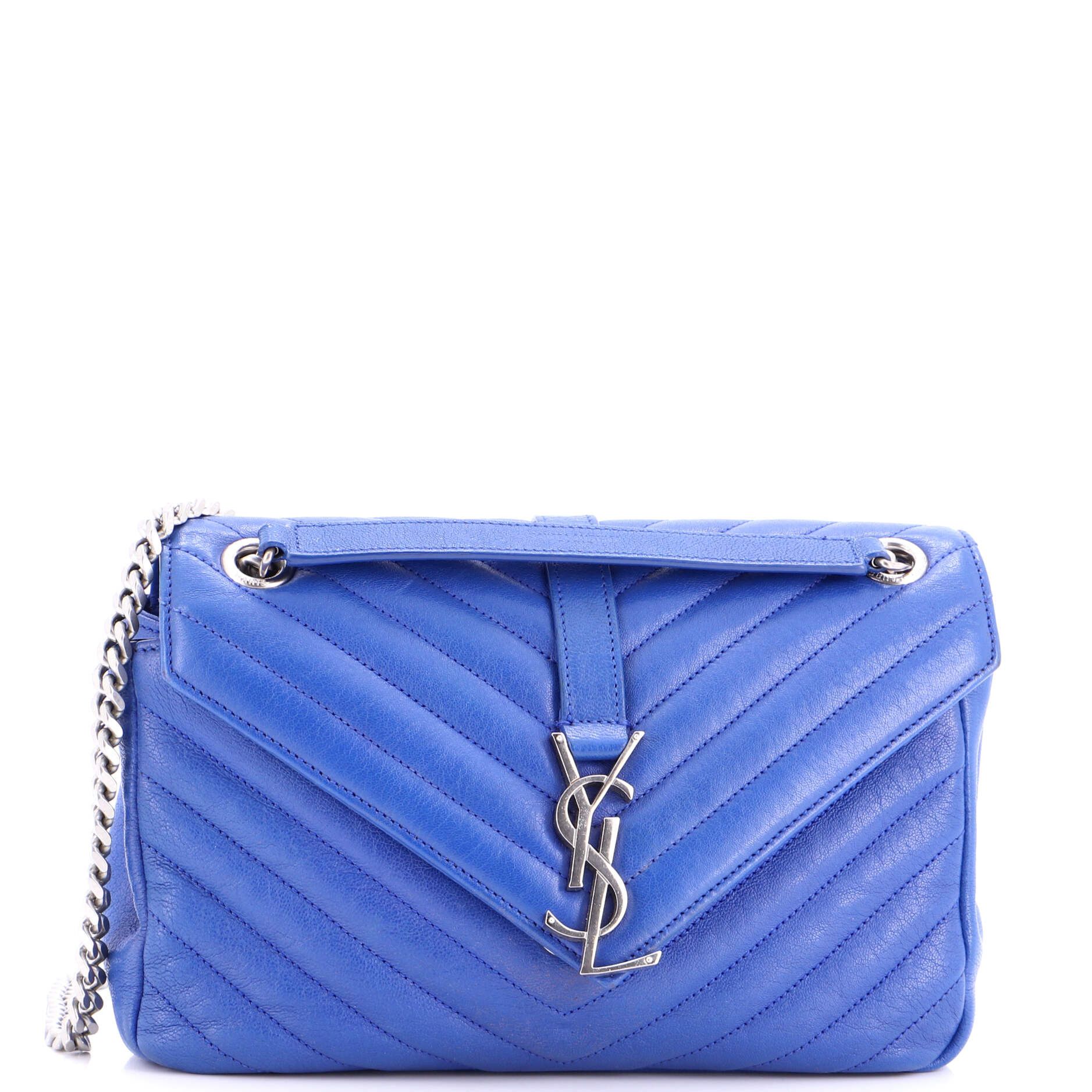 Saint Laurent Paris Classic Monogram Slouchy Envelope Satchel Size ONE SIZE - 1 Thumbnail