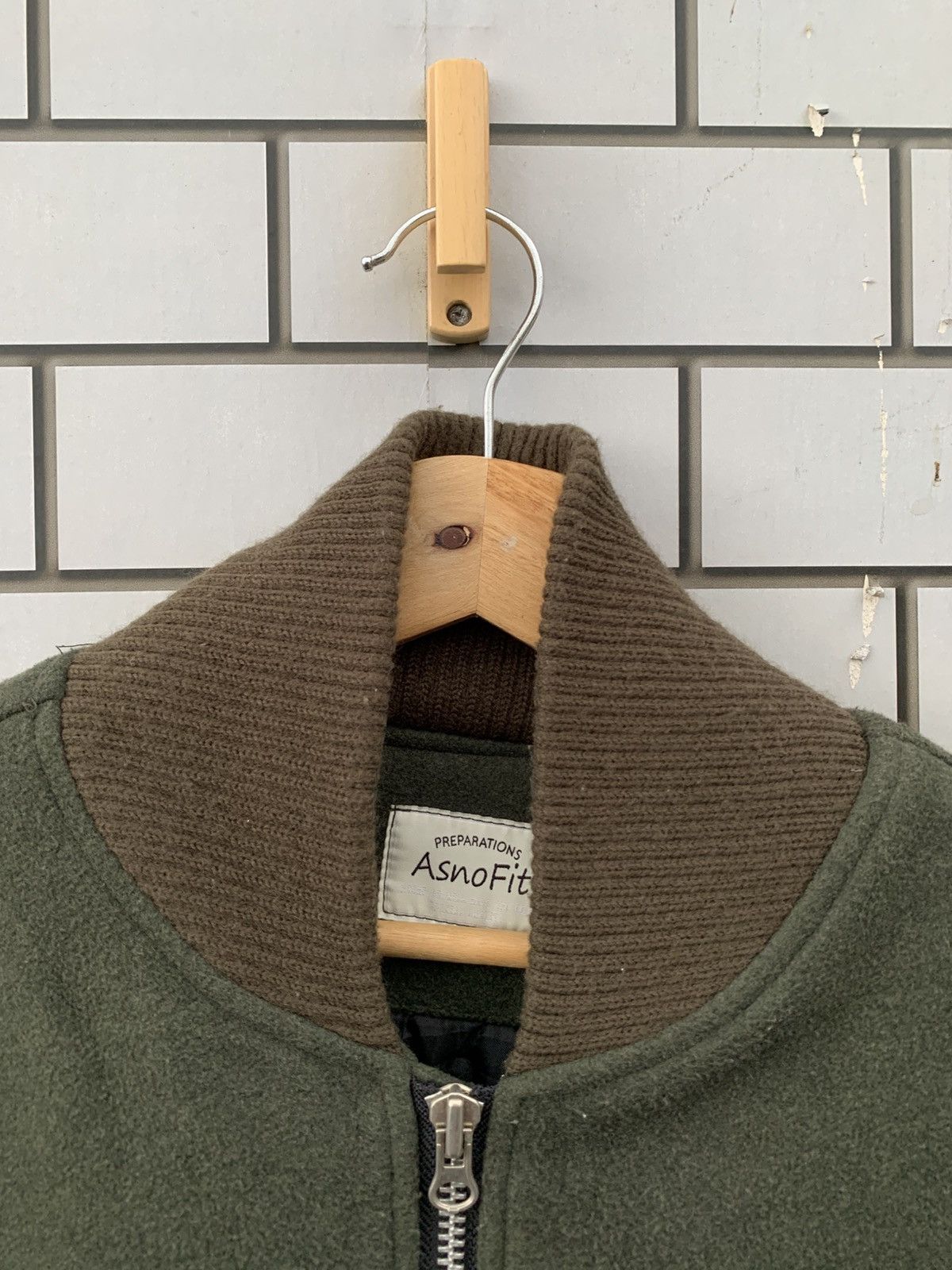 Other Vintage Japanese Brand Asnofit Bomber Jacket Size US L / EU 52-54 / 3 - 8 Thumbnail