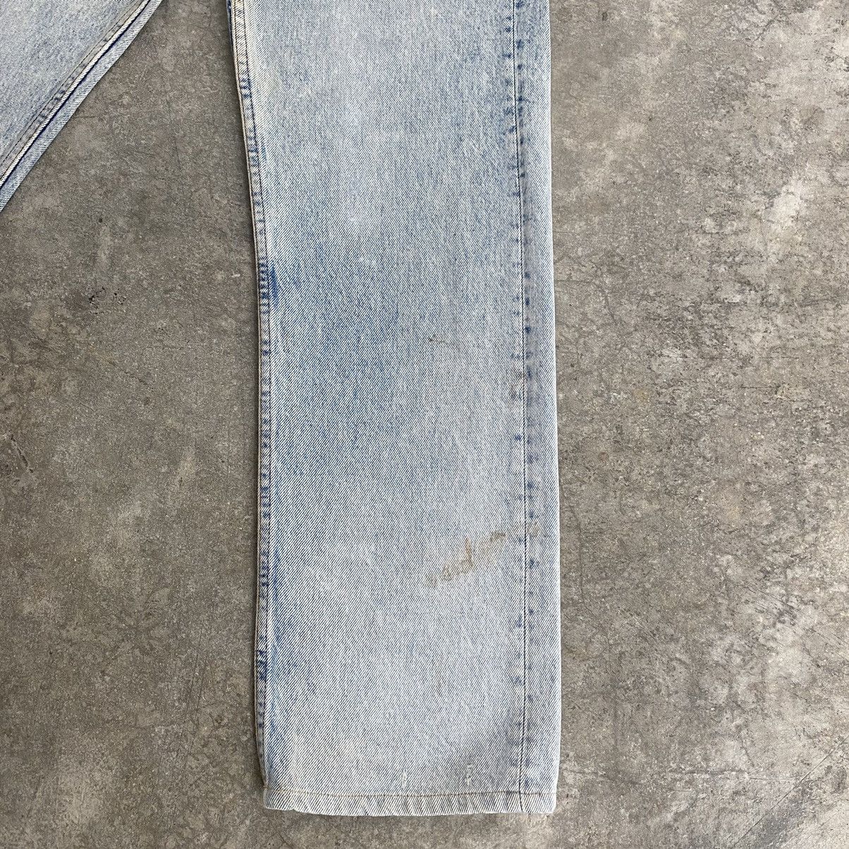 Levi's Size 28x27.5 Vintage 90’s Levis 501 Acid Washed Blue Jeans Size US 28 / EU 44 - 8 Thumbnail