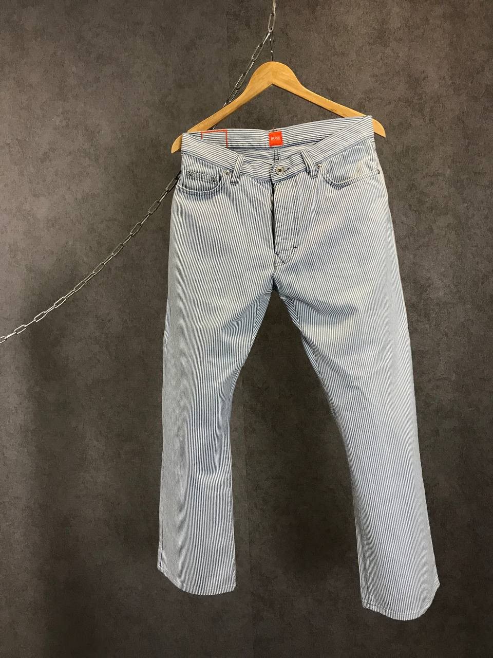 Hugo Boss Hugo Boss vintage designer striped denim Size US 32 / EU 48 - 1 Thumbnail