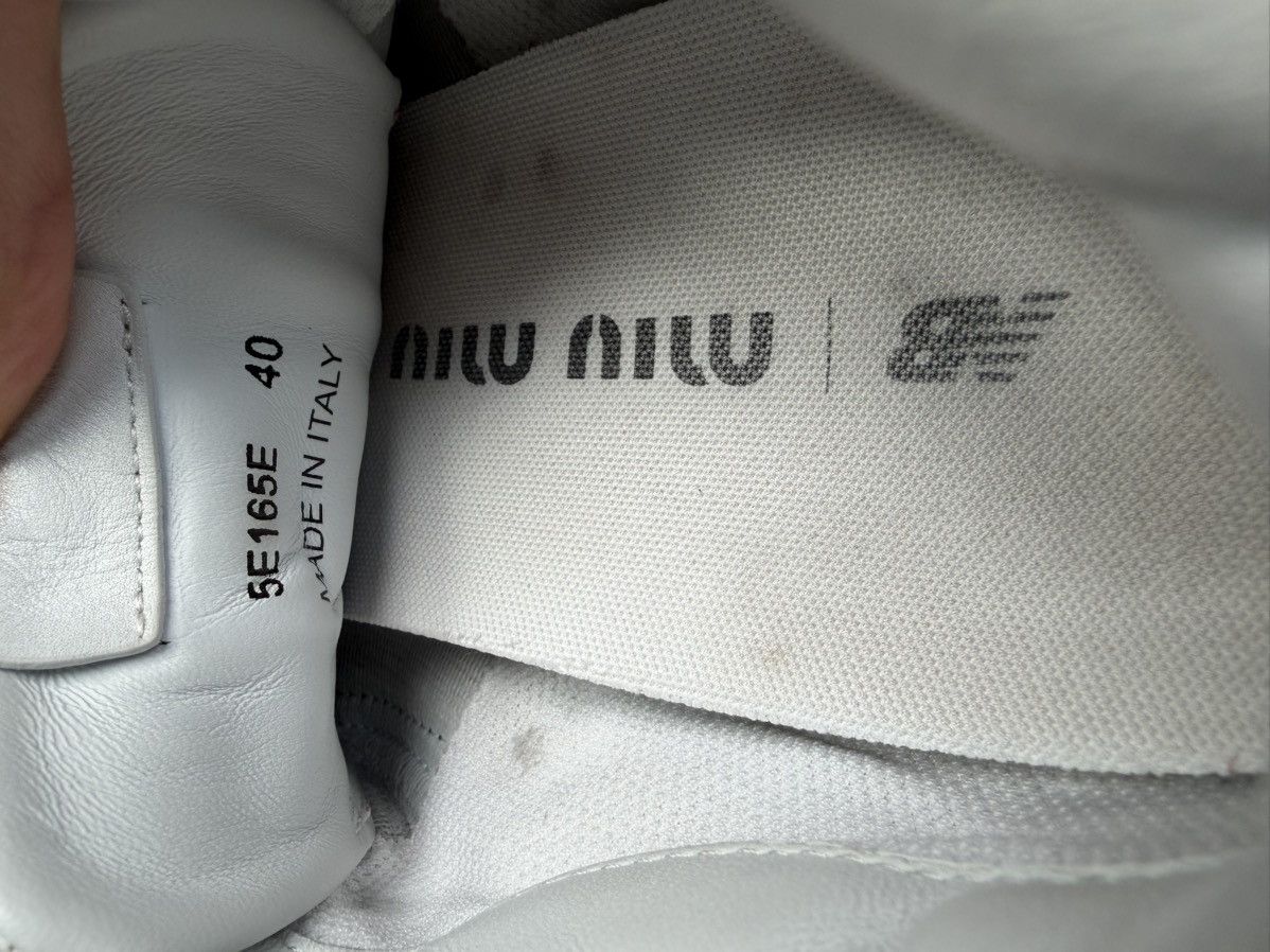 Miu Miu × New Balance Black and White Miu Miu x New Balance 530 SL Size US 10 / IT 40 - 9 Thumbnail