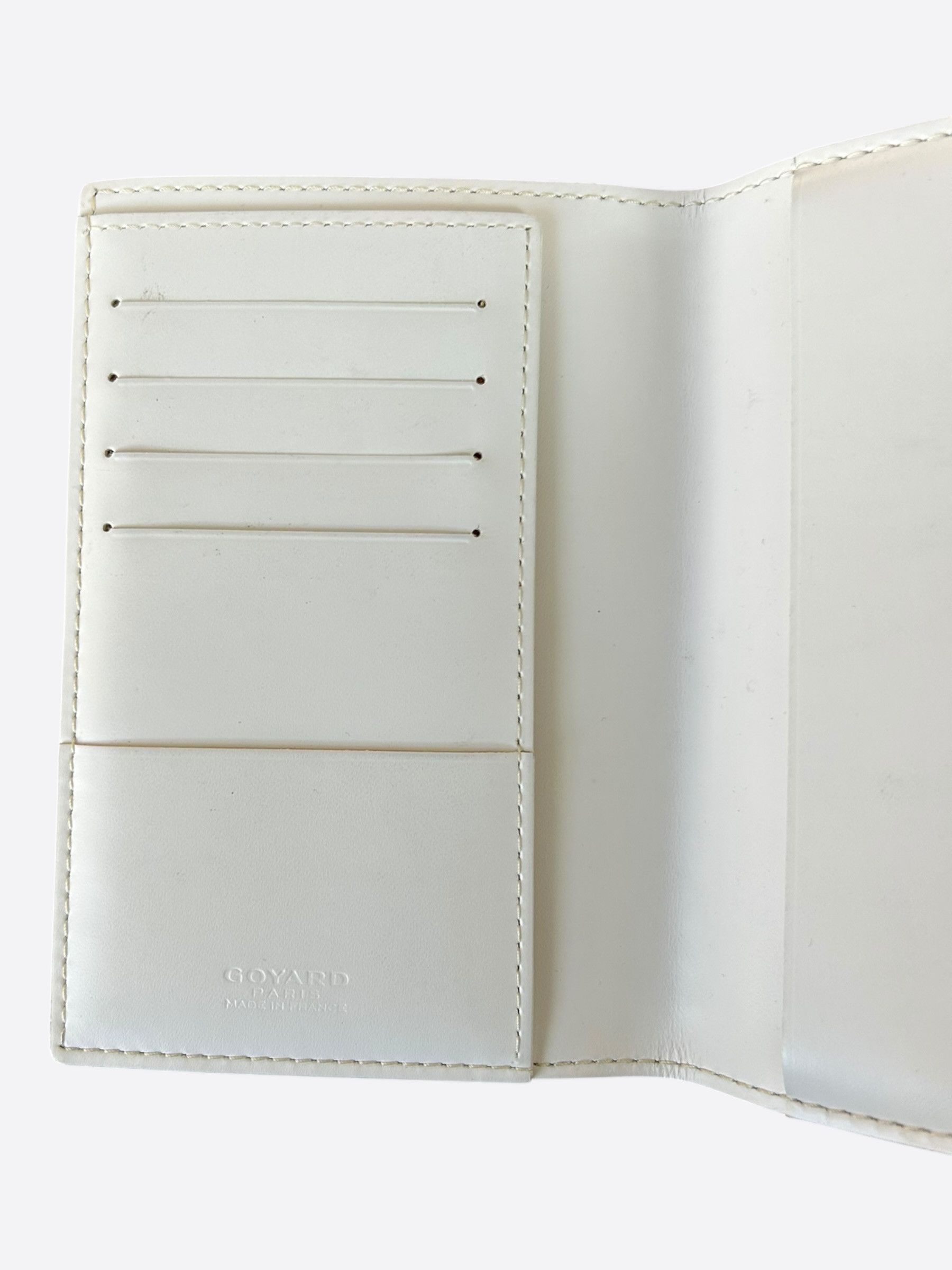 Goyard Goyard White Greenelle Passport Holder Size ONE SIZE - 4 Thumbnail