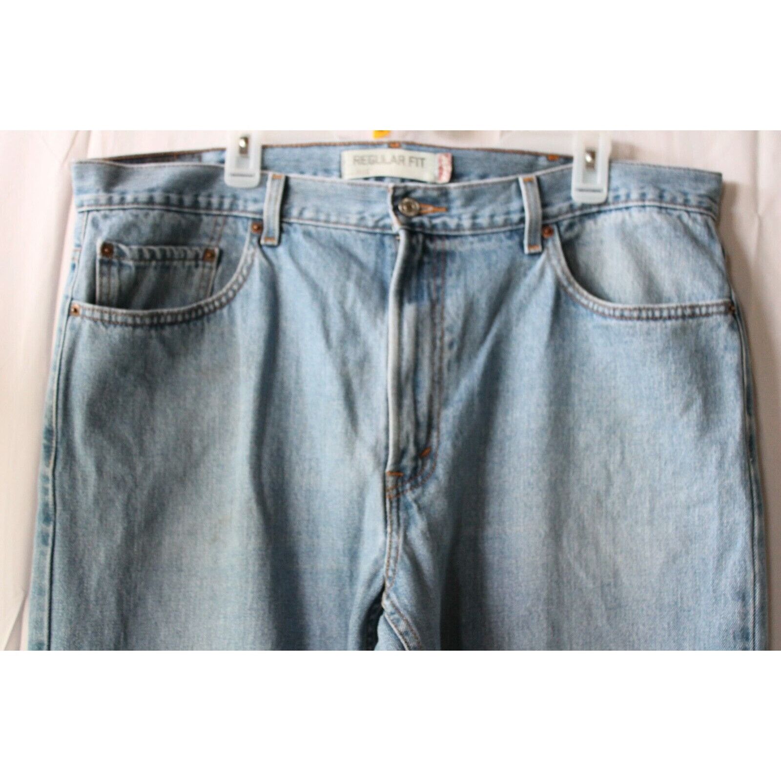 Levi's LEVIS 505 Jeans 40x34 Regular Fit Medium Blue Wash *VINTAGE Size US 40 / EU 56 - 6 Thumbnail