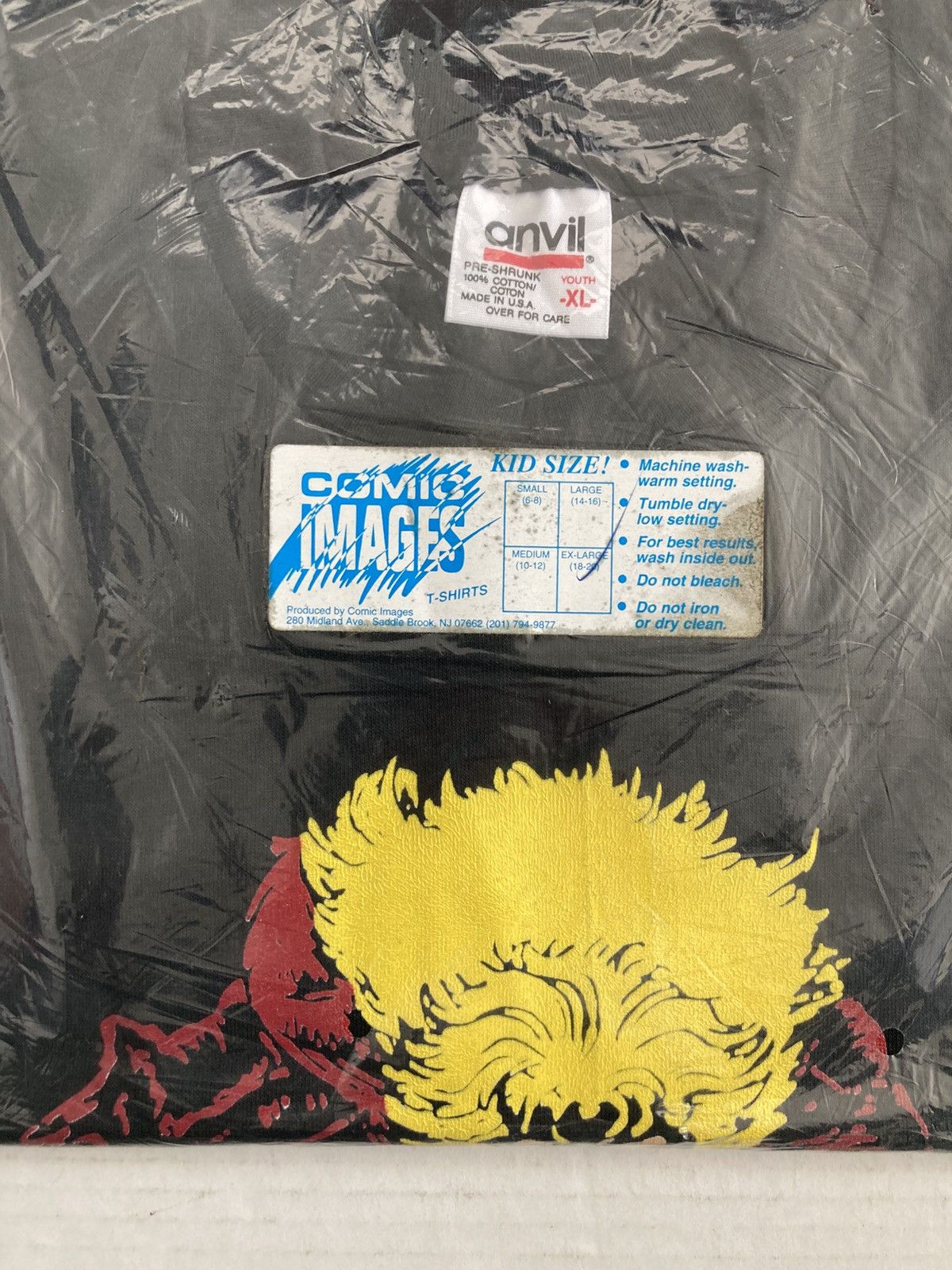Anvil SABRETOOTH MARVEL COMICS 1993 SHIRT VINTAGE WOLVERINE X-MEN Size US XL / EU 56 / 4 - 5 Thumbnail