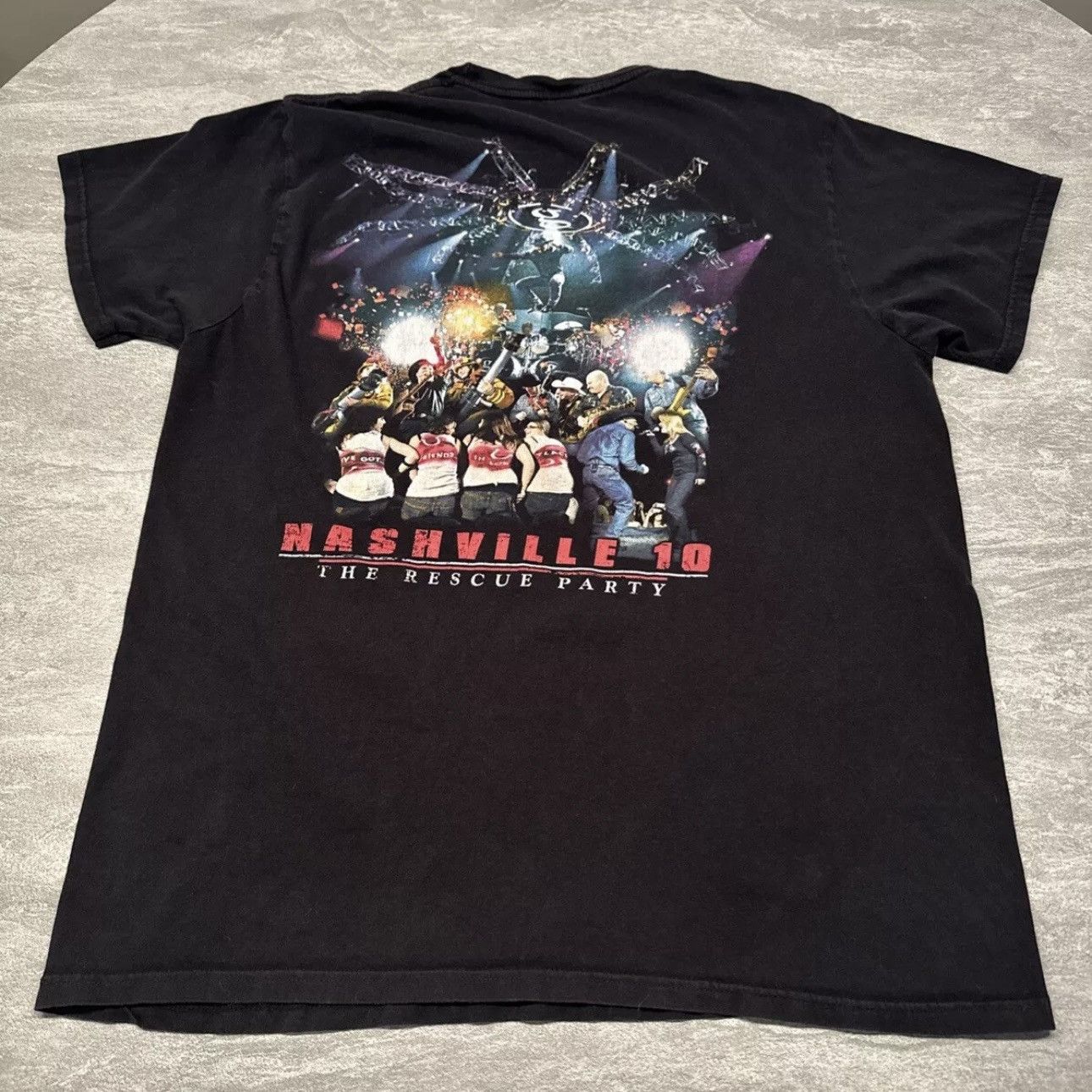 Hanes × Vintage Garth Brooks T Shirt Nashville 2010 10 XL Rescue Party Shirt Size US XL / EU 56 / 4 - 1 Thumbnail