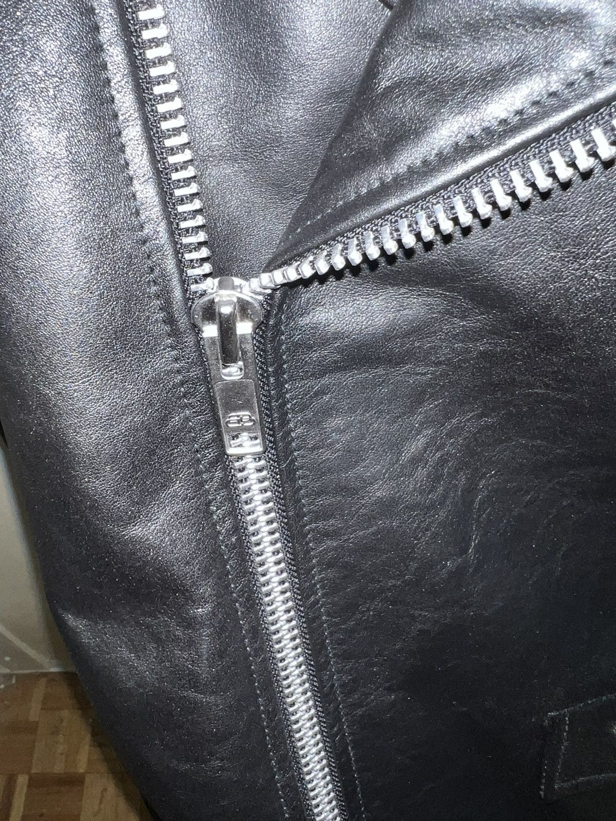Balenciaga Balenciaga 2017 Logo Leather Jacket Size US M / EU 48-50 / 2 - 4 Thumbnail