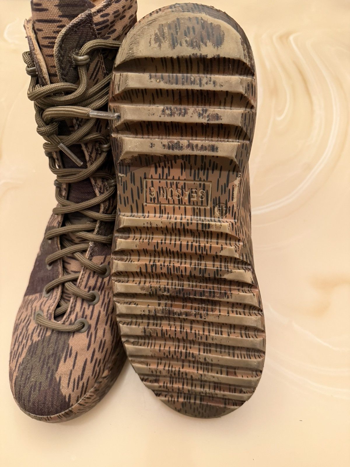 Yeezy *** RARE YEEZY SEASON 6 SPLINTER CAMO BOOTS Size US 11 / EU 44 - 3 Thumbnail