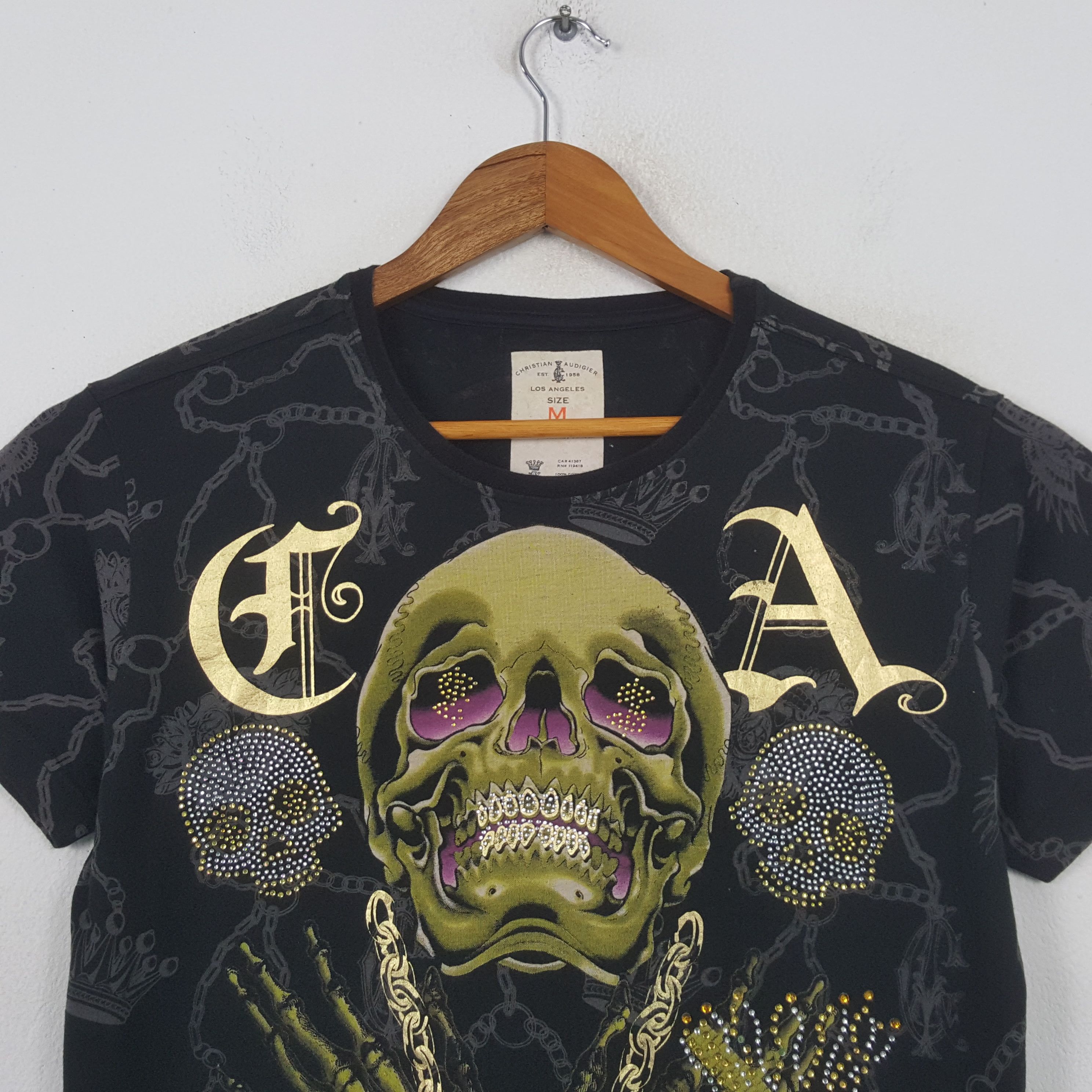 Christian Audigier Vintage Christian Audigier Designer Brand T-shirt RR5 Size US M / EU 48-50 / 2 - 2 Thumbnail