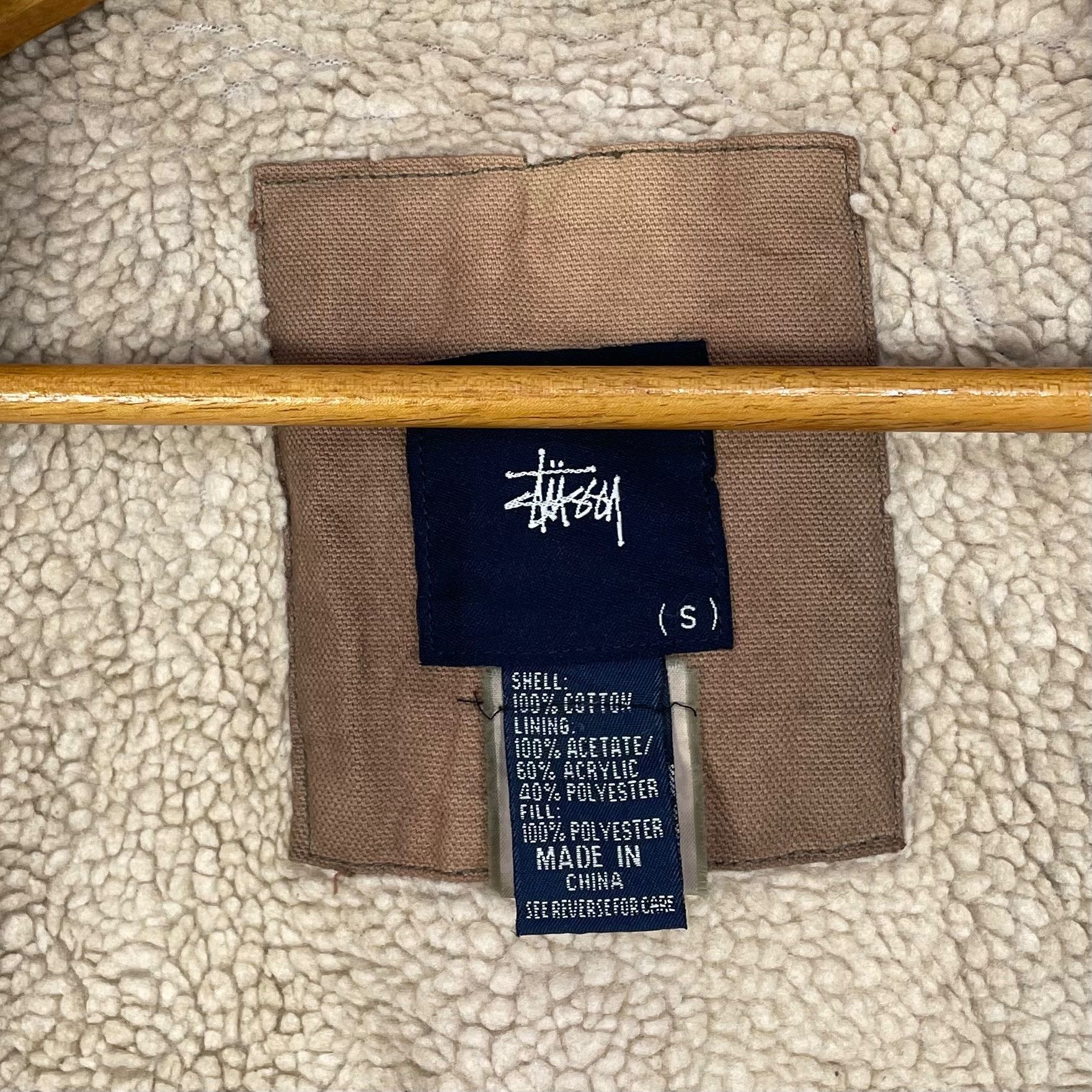 Stussy Vintage Stussy Duck Canvas Sherpa Work Jacket Size US S / EU 44-46 / 1 - 10 Thumbnail