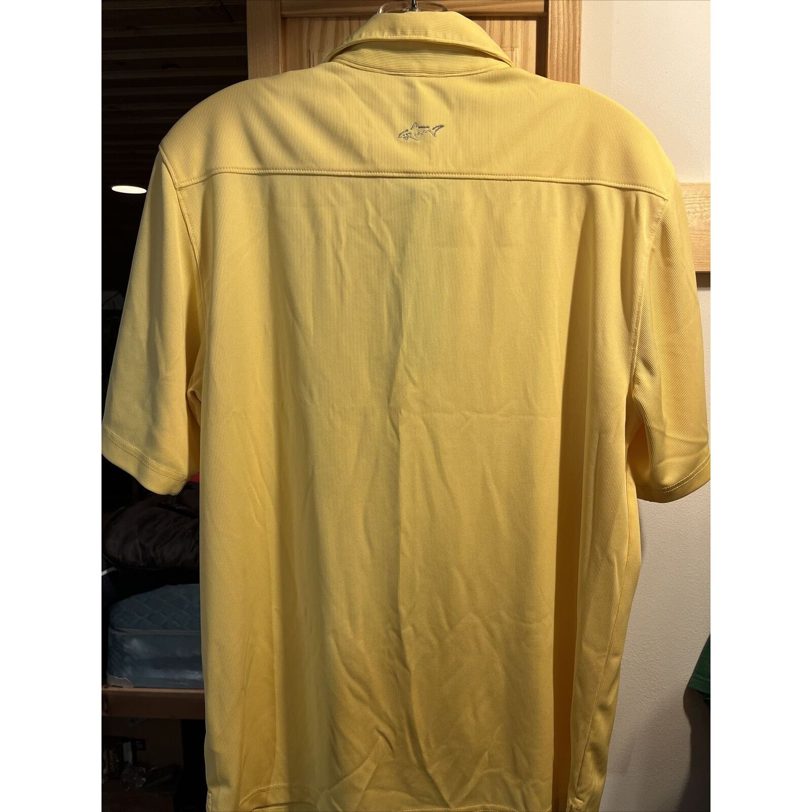 Greg Norman Greg Norman Men’s M Yellow SS 1/4 Button Polyester Golf Polo Size US M / EU 48-50 / 2 - 10 Thumbnail