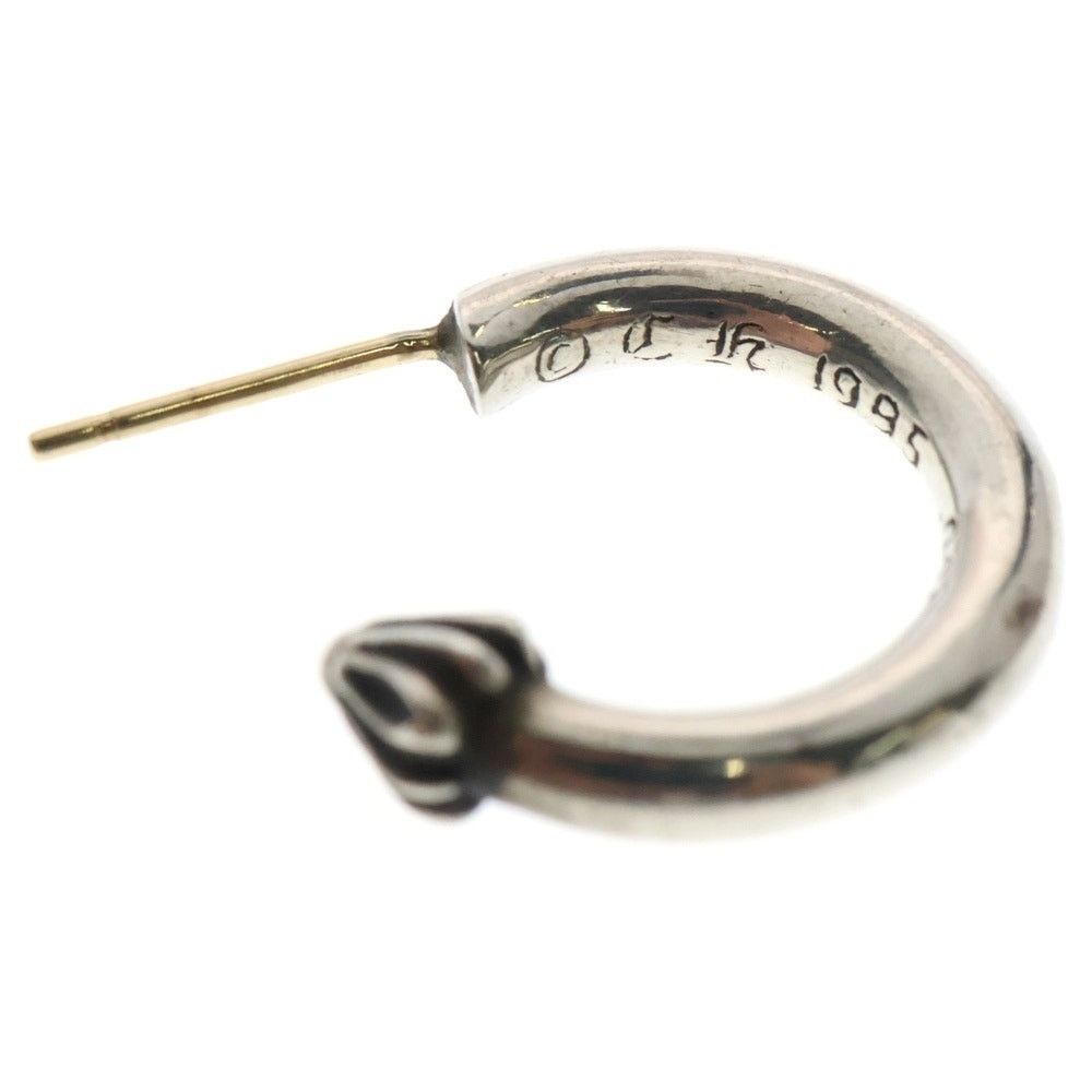 Chrome Hearts Chrome Hearts Silver Plain Hoop Earring BCA101 Size ONE SIZE - 5 Thumbnail