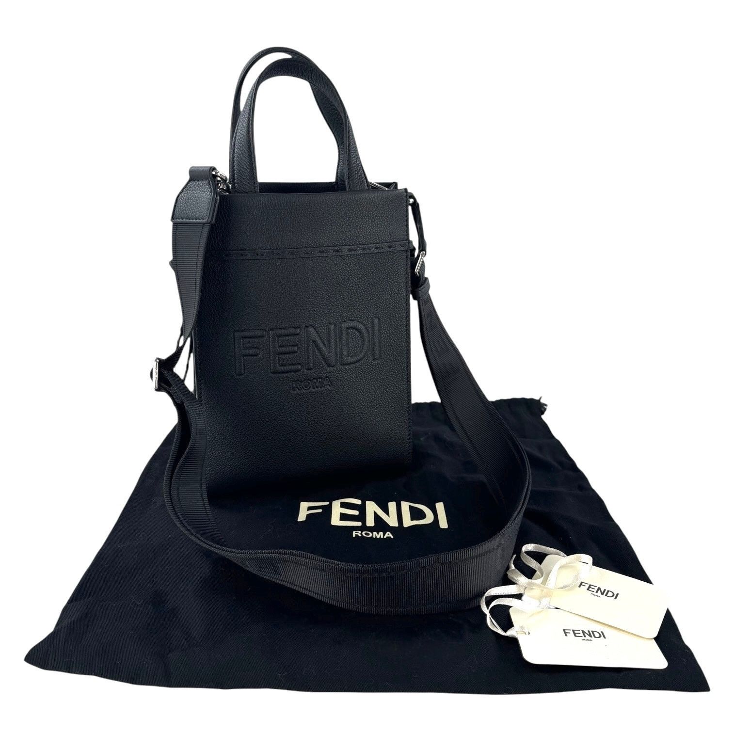 Fendi Fendi Go To Mini Shopper Tote Size ONE SIZE - 4 Thumbnail