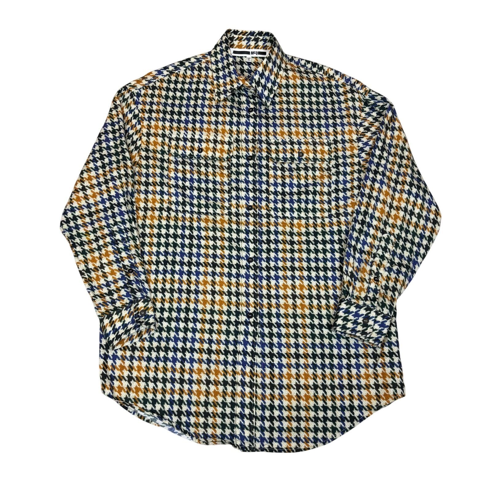 Alexander McQueen McQ Alexander McQueen Houndstooth Boyfriend Shirt Women's 44 Size M / US 6-8 / IT 42-44 - 1 Thumbnail