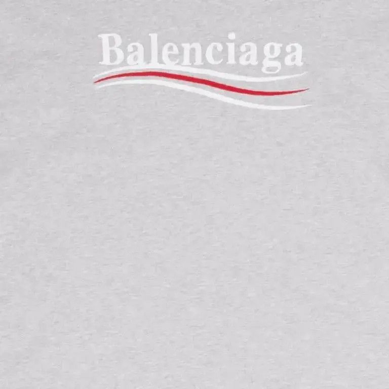 Balenciaga o1mt1gz1224 Political Campaign Layered T-Shirt in Grey Size US L / EU 52-54 / 3 - 3 Thumbnail