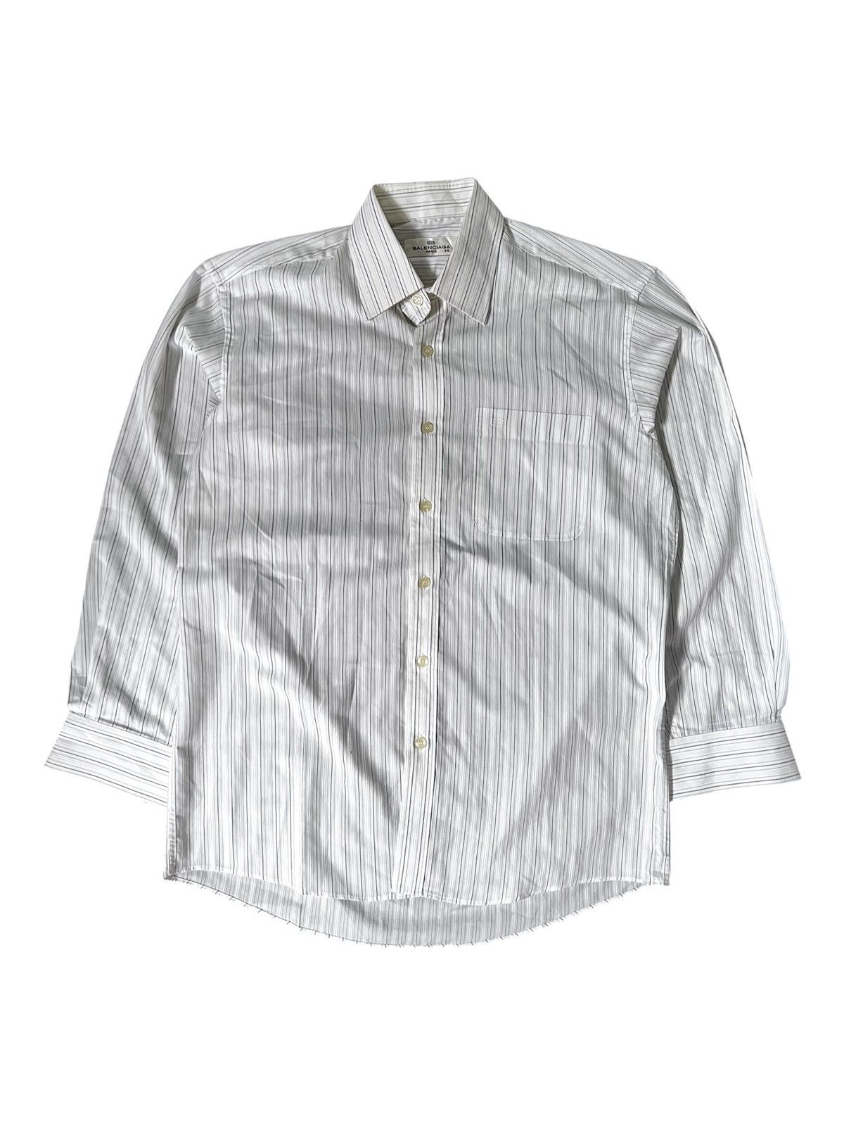 Balenciaga Balenciaga Shirt Button Ups Size US M / EU 48-50 / 2 - 2 Thumbnail