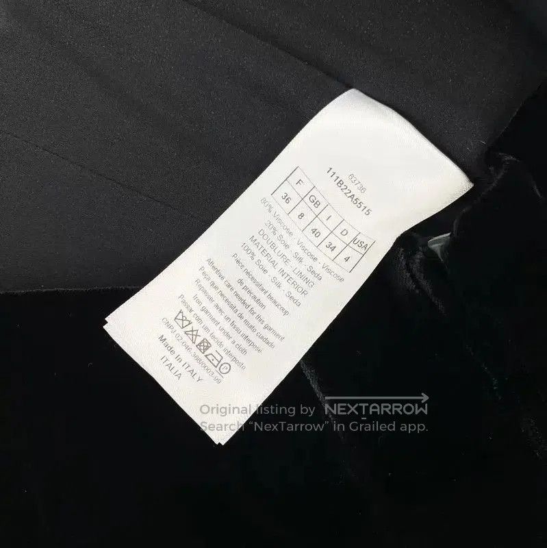 Dior Dior Black Women's T. Size XXS / US 00 / IT 34 - 5 Thumbnail