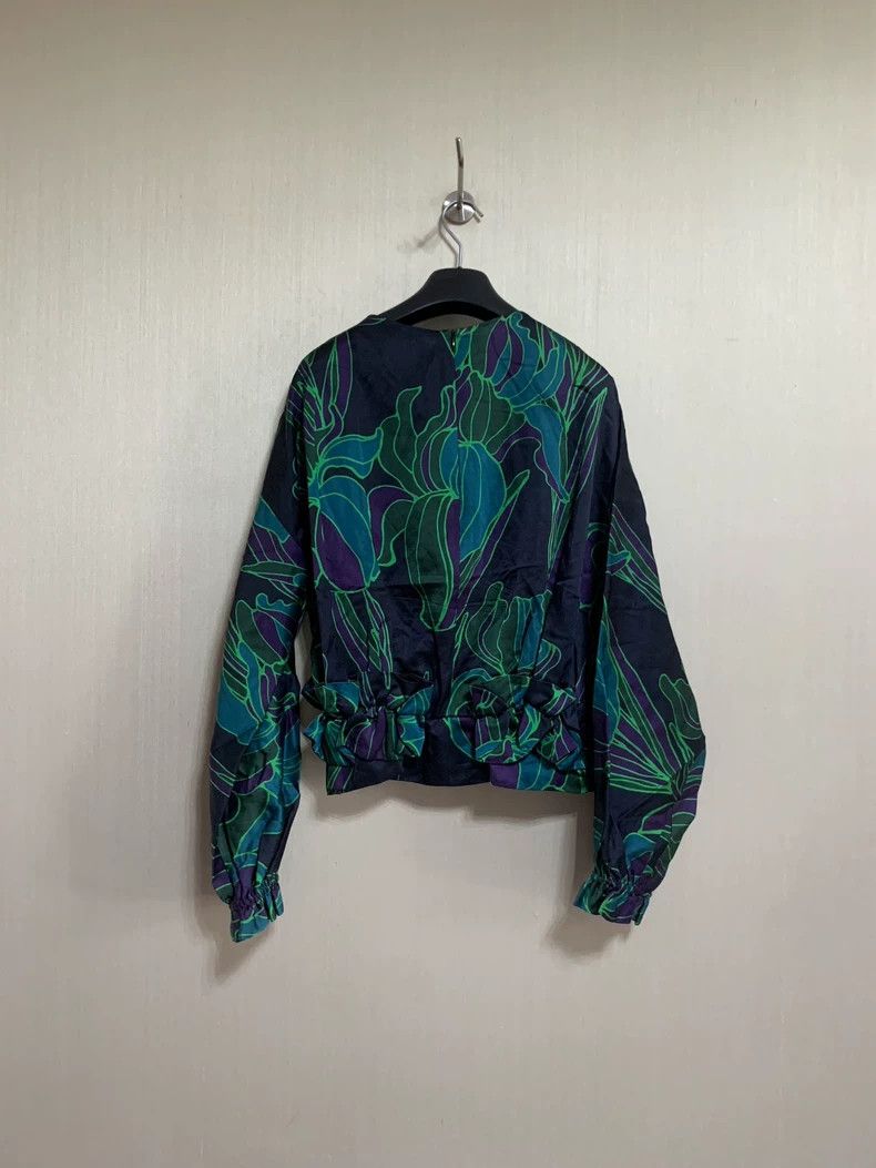 Dries Van Noten Dries Van Noten size:38 Dark green printed long-sleeved to Size M / US 6-8 / IT 42-44 - 4 Thumbnail