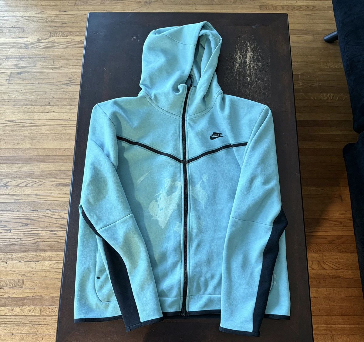 Nike Nike Tech Fleece Full-Zip 'Turquoise' Washed Teal Size US XL / EU 56 / 4 - 2 Thumbnail
