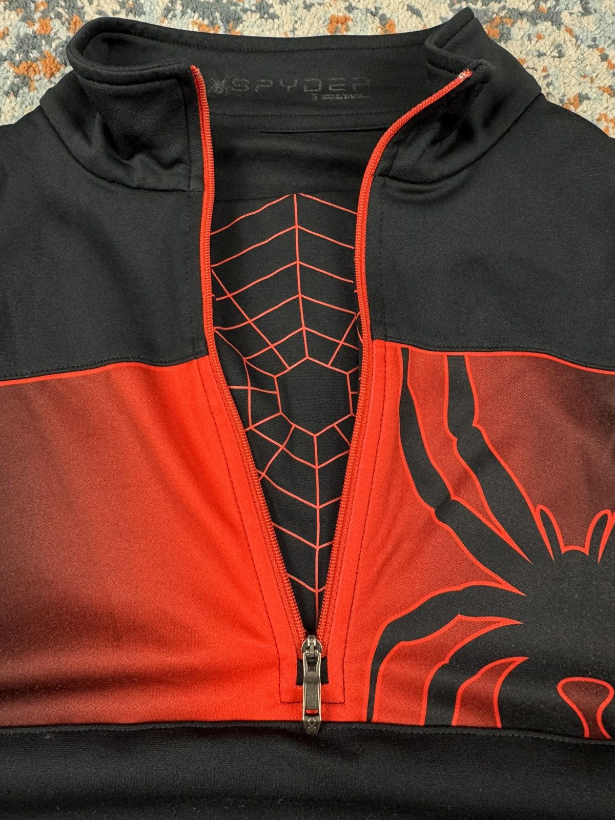 Spyder Vintage y2k Spyder crazy spiders web print thermal top Size US M / EU 48-50 / 2 - 8 Thumbnail