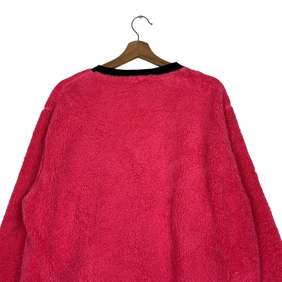 GU PLAYSTATION Embroidery Logo Pullover Pink Fleece #1587-C71 Size US XL / EU 56 / 4 - 8 Thumbnail