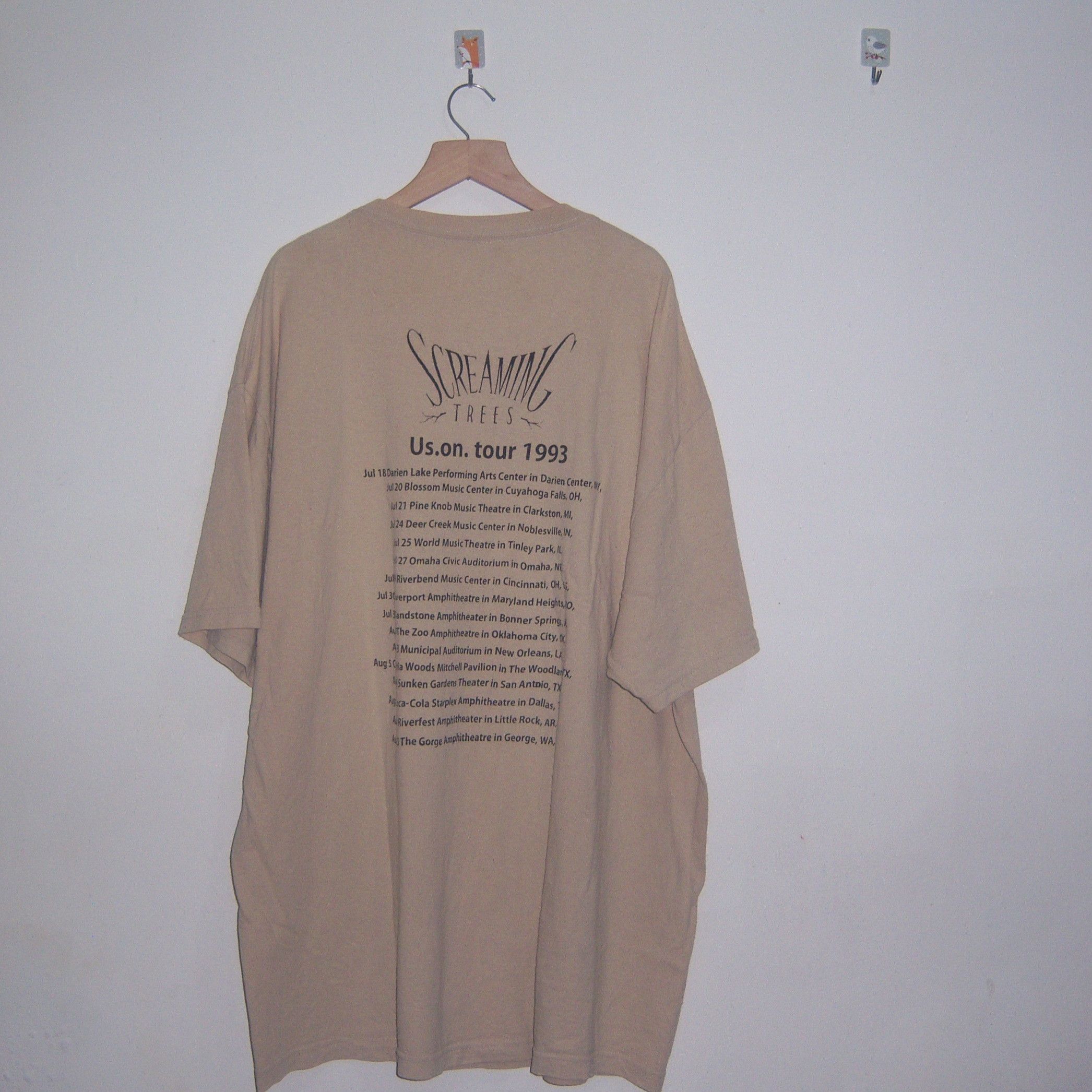 Band Tees Screaming Trees US on Tour 93 Size US XXL / EU 58 / 5 - 10 Thumbnail