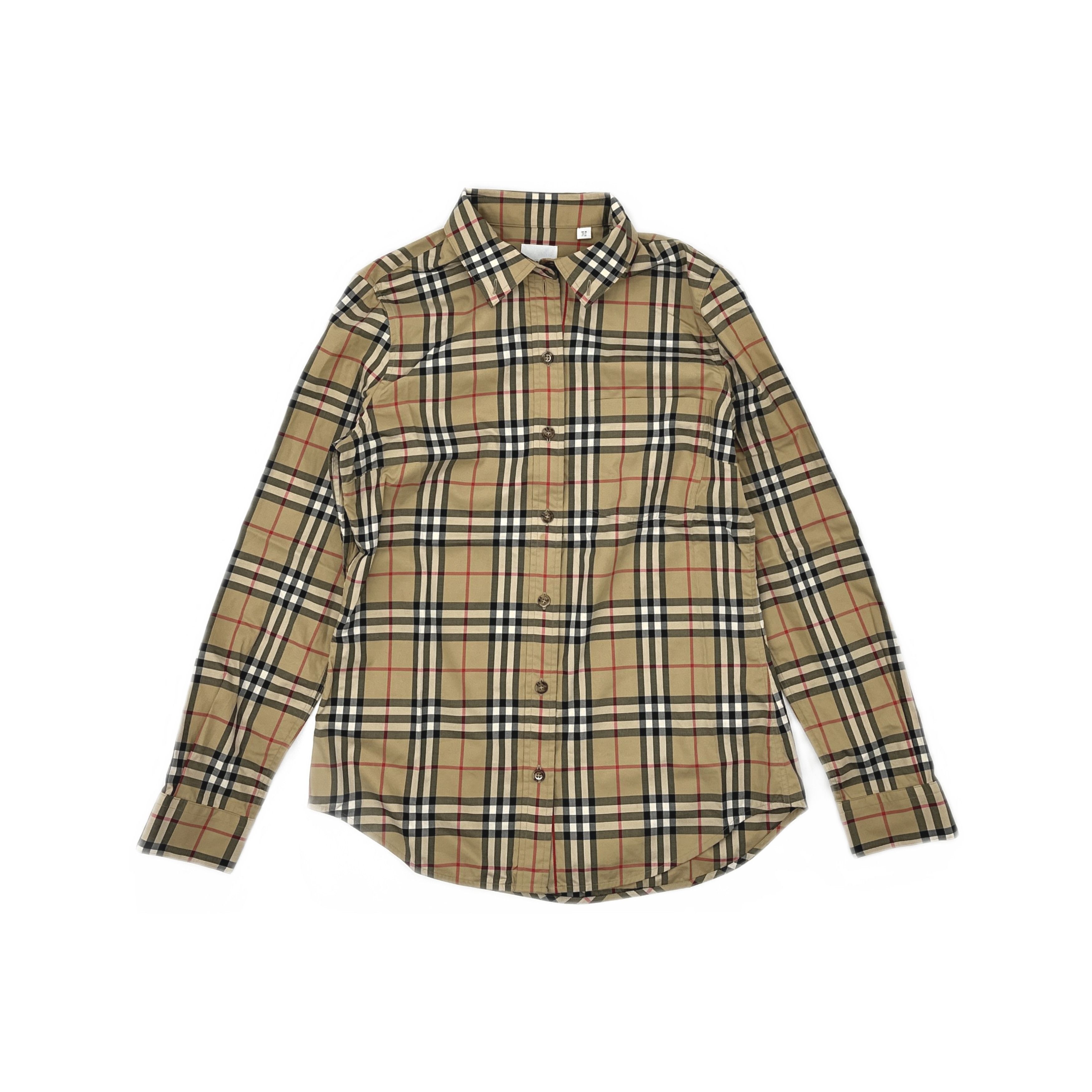 Burberry Burberry Vintage Check Button Up Shirt UK 10 Size M / US 6-8 / IT 42-44 - 1 Thumbnail