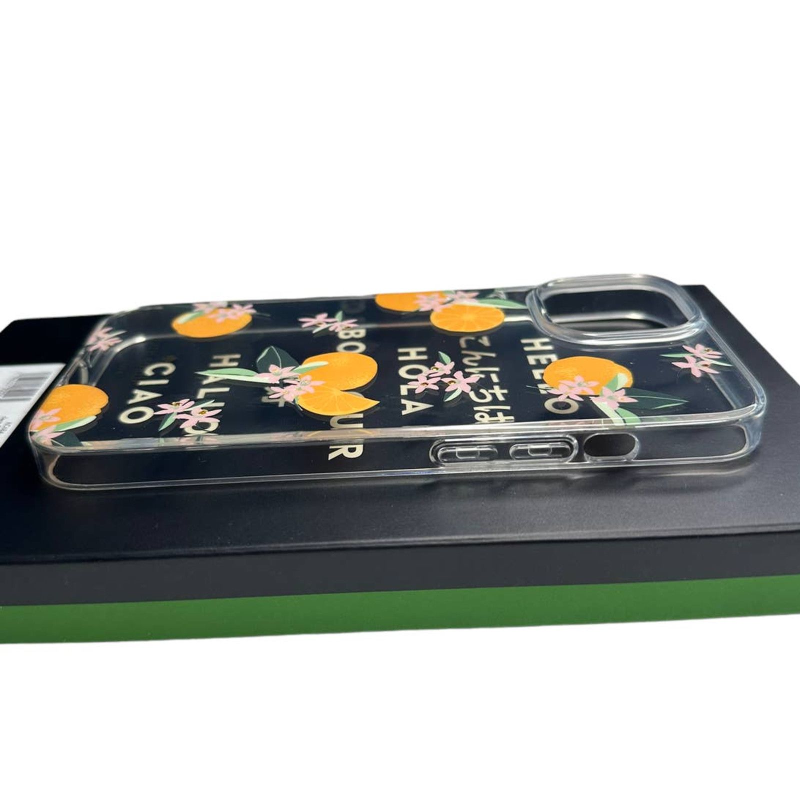 Kate Spade Kate Spade Orange Toss iPhone 14 PRO MAX Jeweled Clear Case Size ONE SIZE - 5 Thumbnail